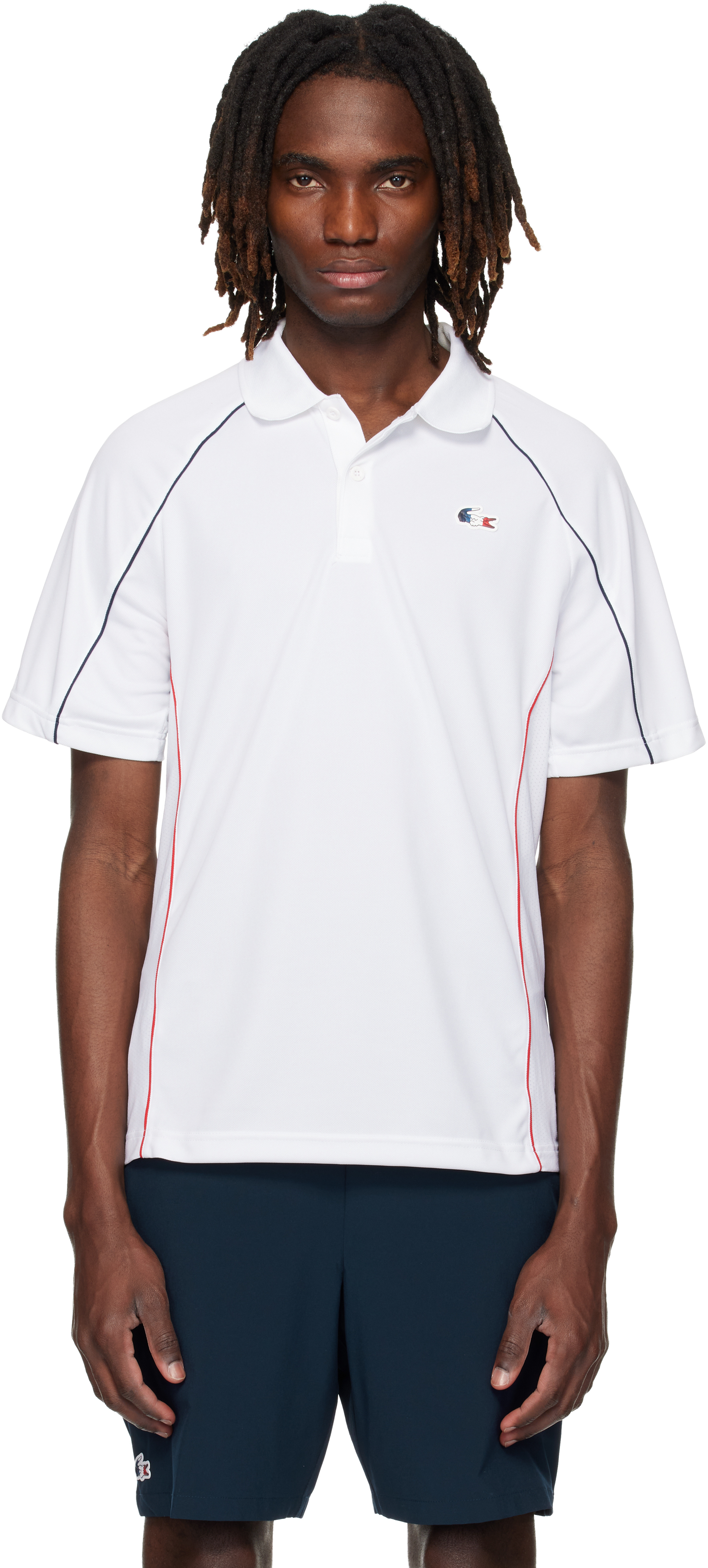 White French Tennis Team Polo by Lacoste on Sale