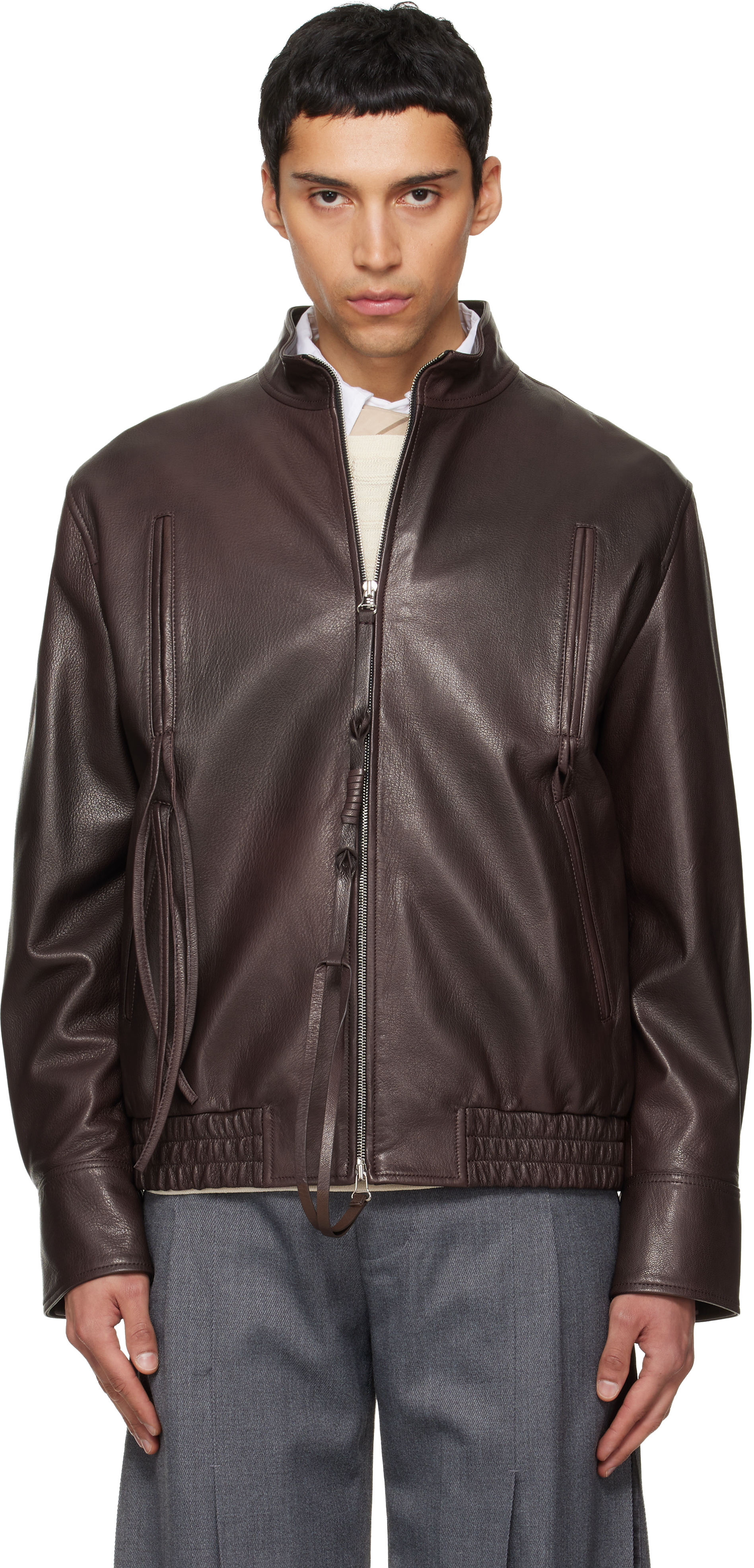 NULLUS 25AW KNOT G.O.A.T レザージャケット メルカリ