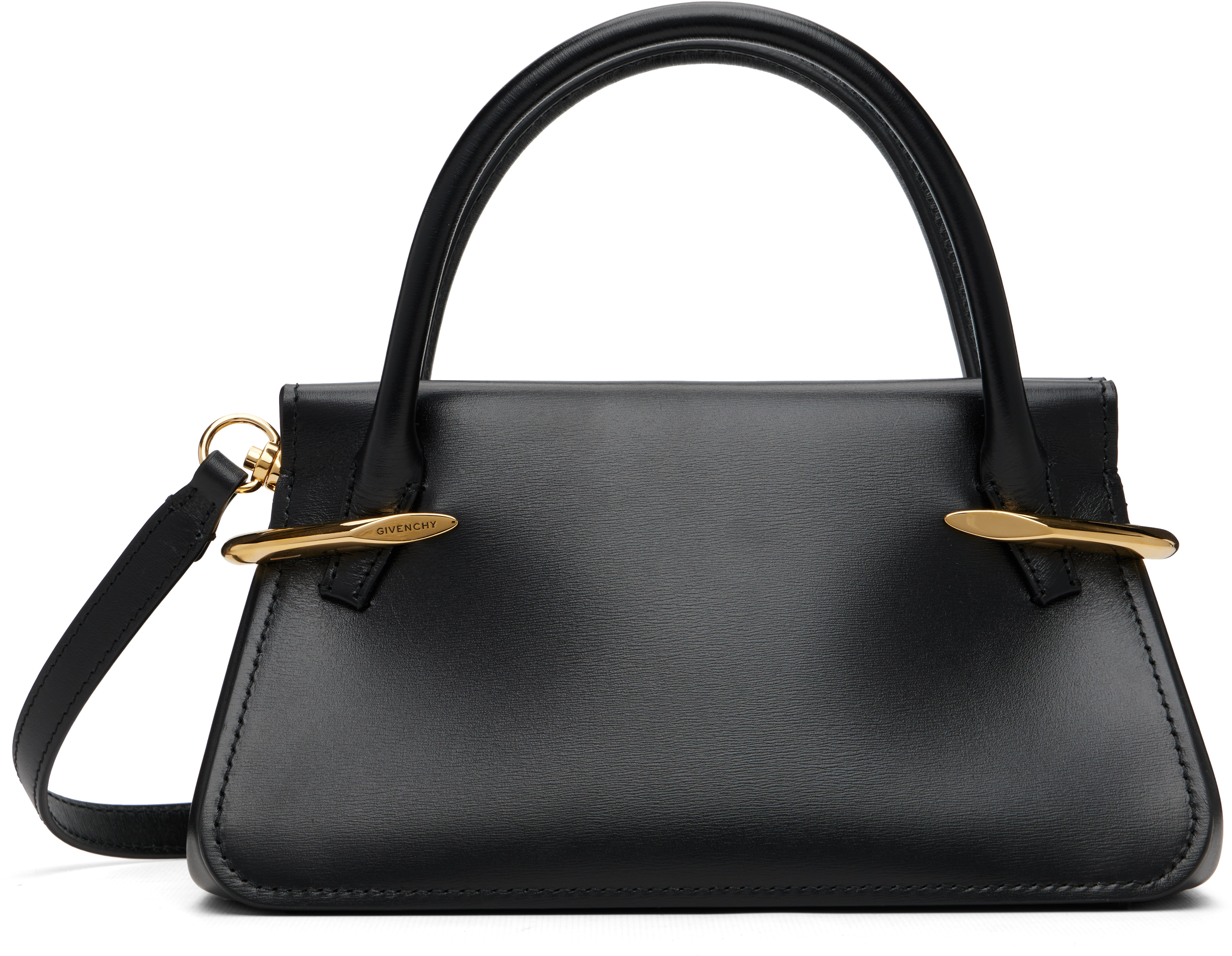 Givenchy: ブラック ミニ Pinch レザー バッグ | SSENSE 日本