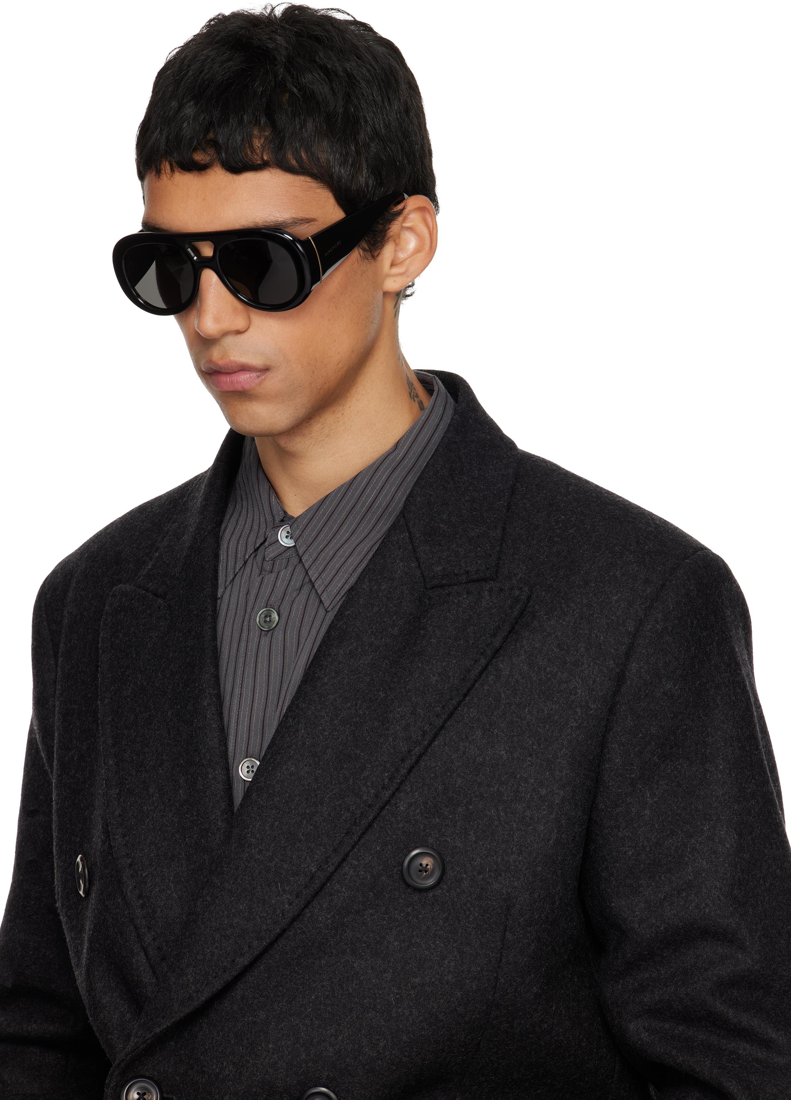 Givenchy Black Bold Sunglasses In Black