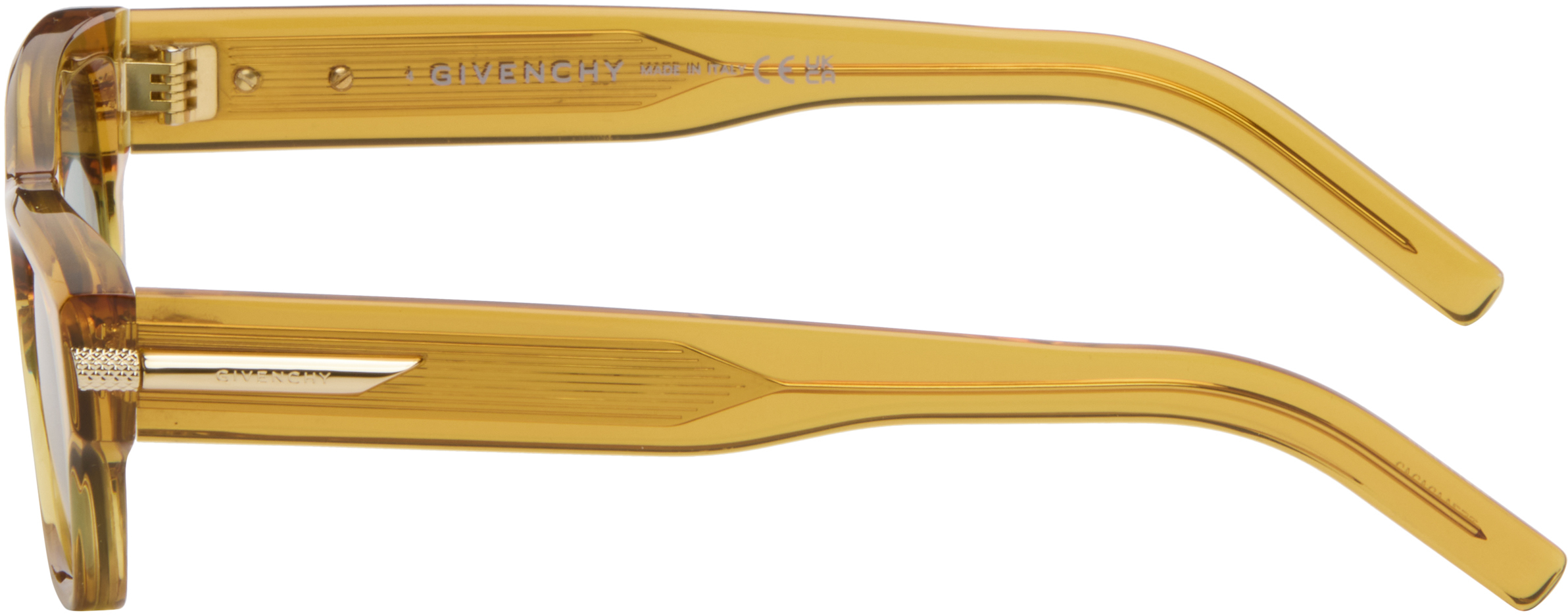 Givenchy Yellow Gv One Sunglasses In Blue