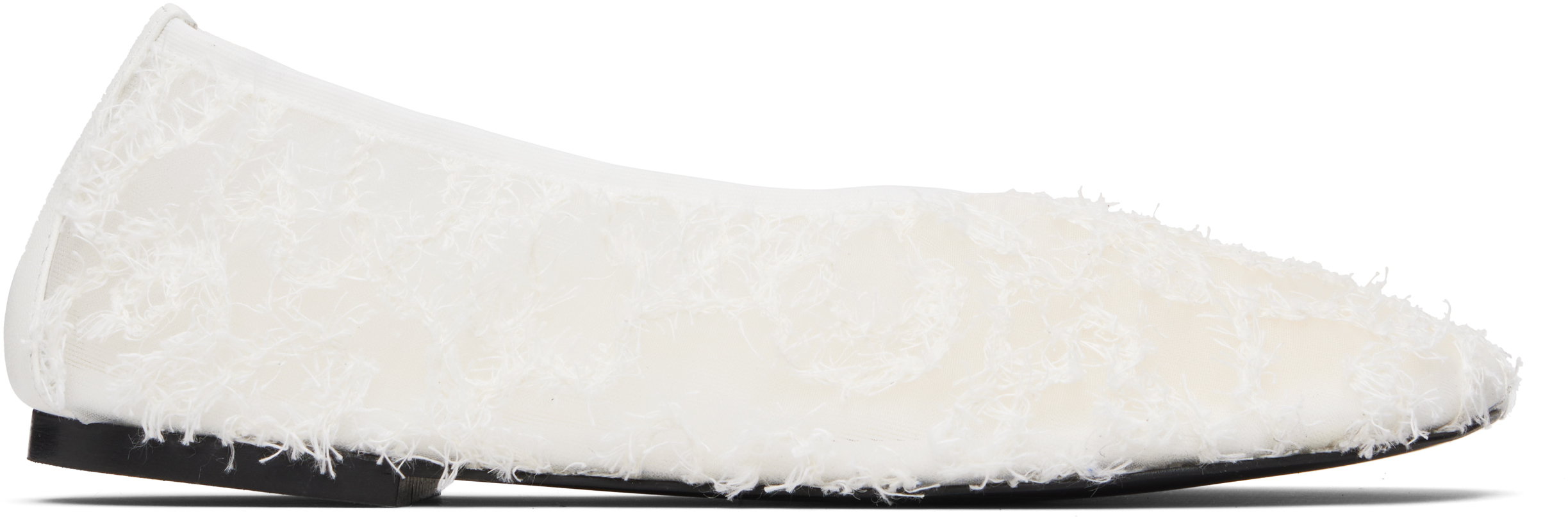 Proenza Schoulerのホワイト Glove レース フラットシューズがセール中
