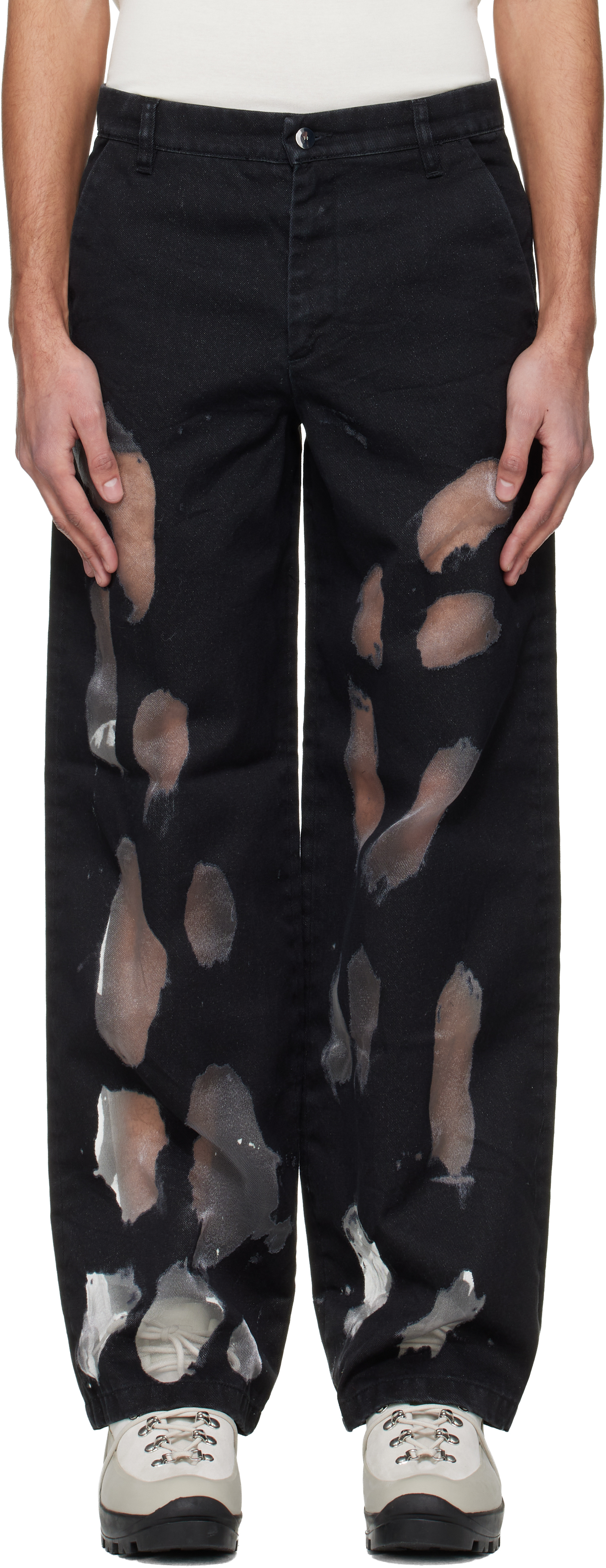 Black Gallop Jeans by HELIOT EMIL on Sale