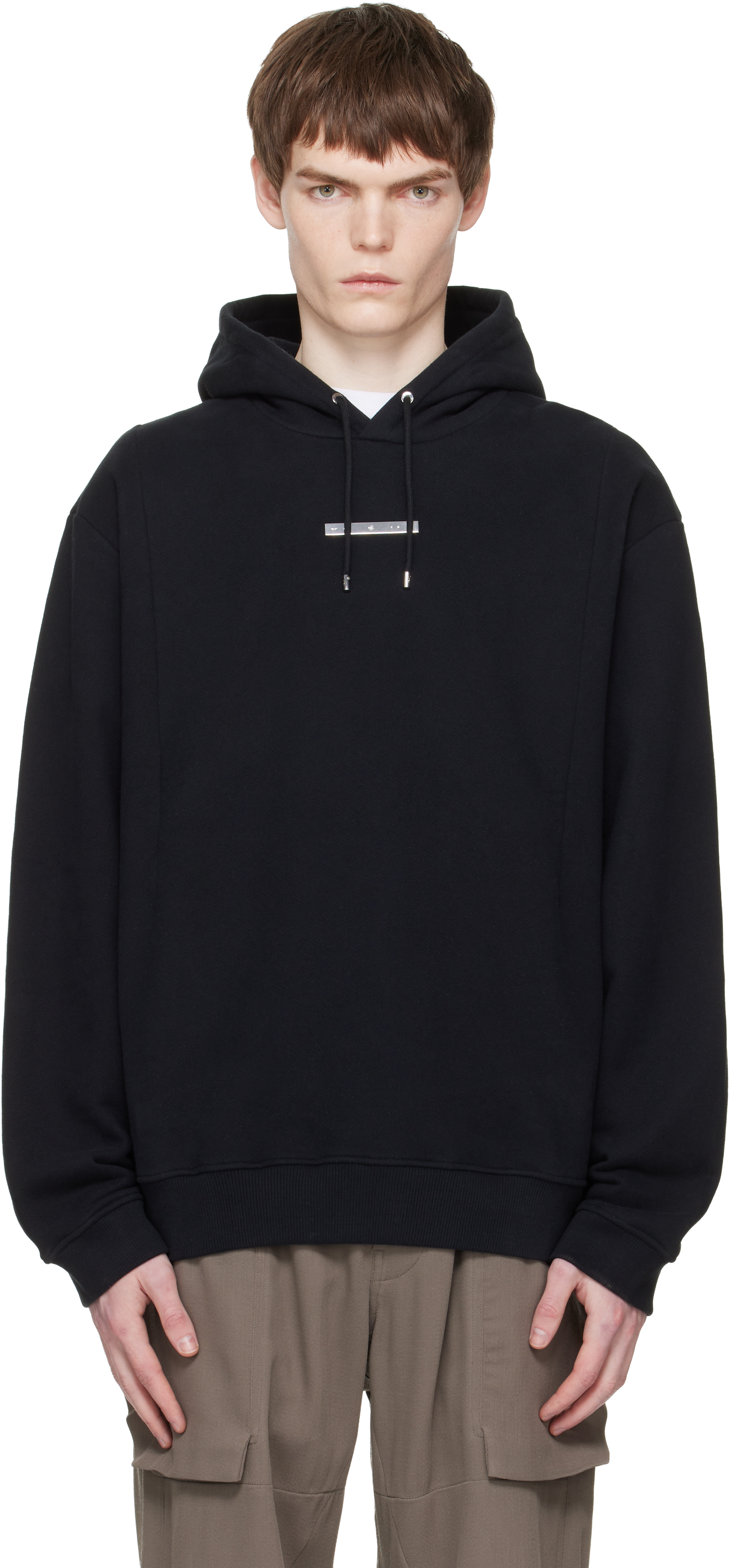 HELIOT EMIL: ブラック Astrape フーディ | SSENSE 日本