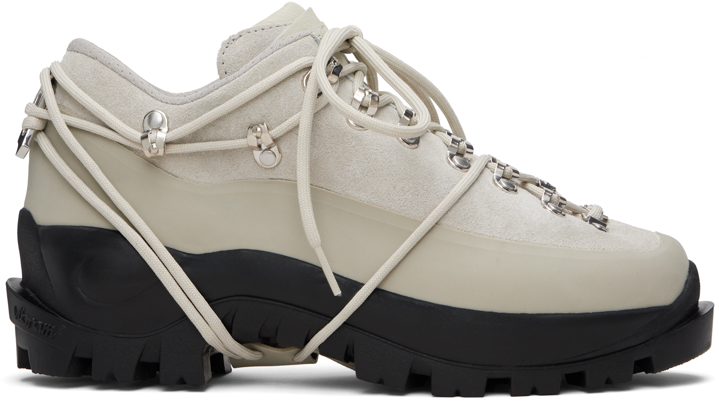 HELIOT EMIL: グレー ハイキングブーツ | SSENSE 日本