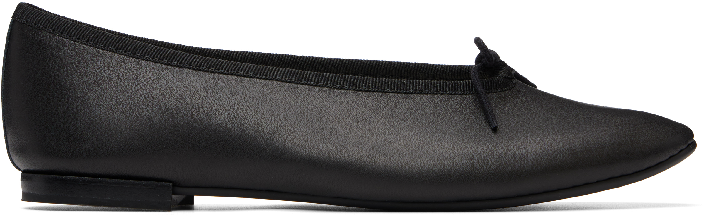 Repetto: Black Lilouh Almond-Toe Ballerina Flats | SSENSE