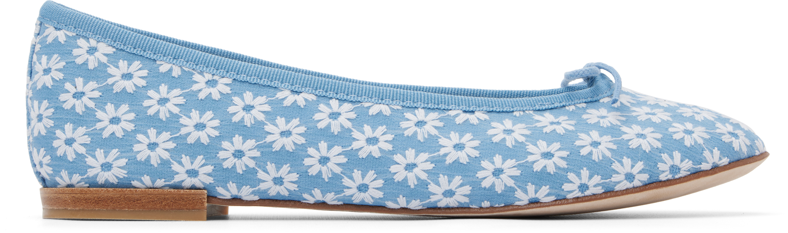 Repetto Blue Cendrillon Ballerina Flats