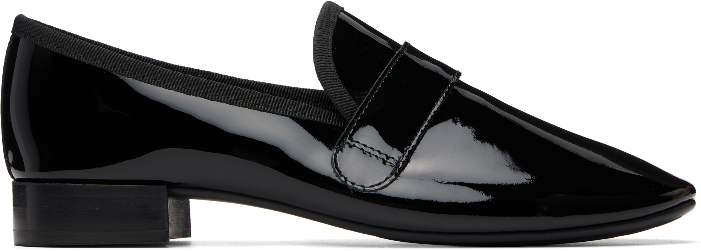 Repetto: ブラック Michael ラバーソール ローファー | SSENSE 日本