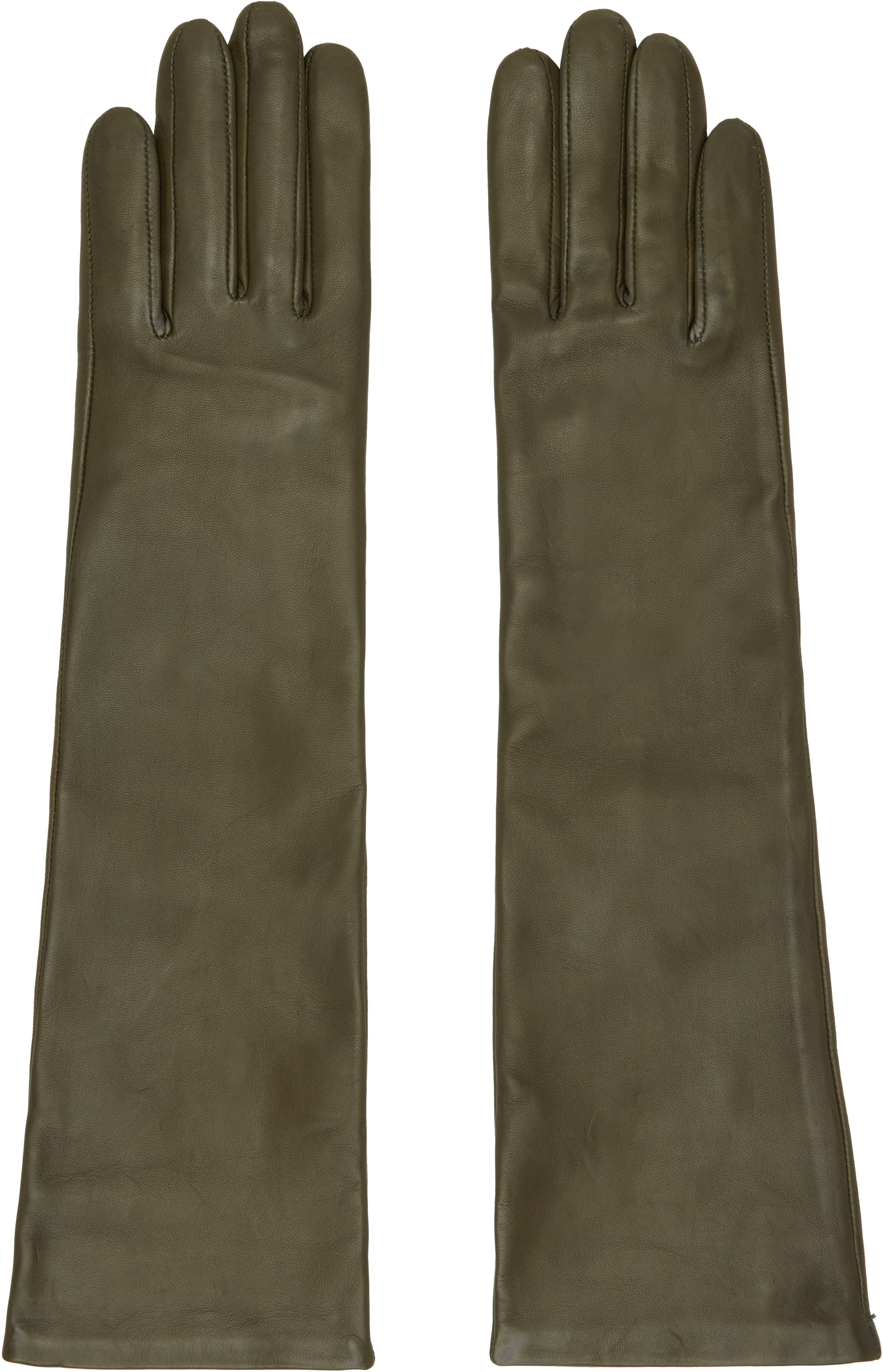 Handsome Stockholm Green Essentials Long Gloves