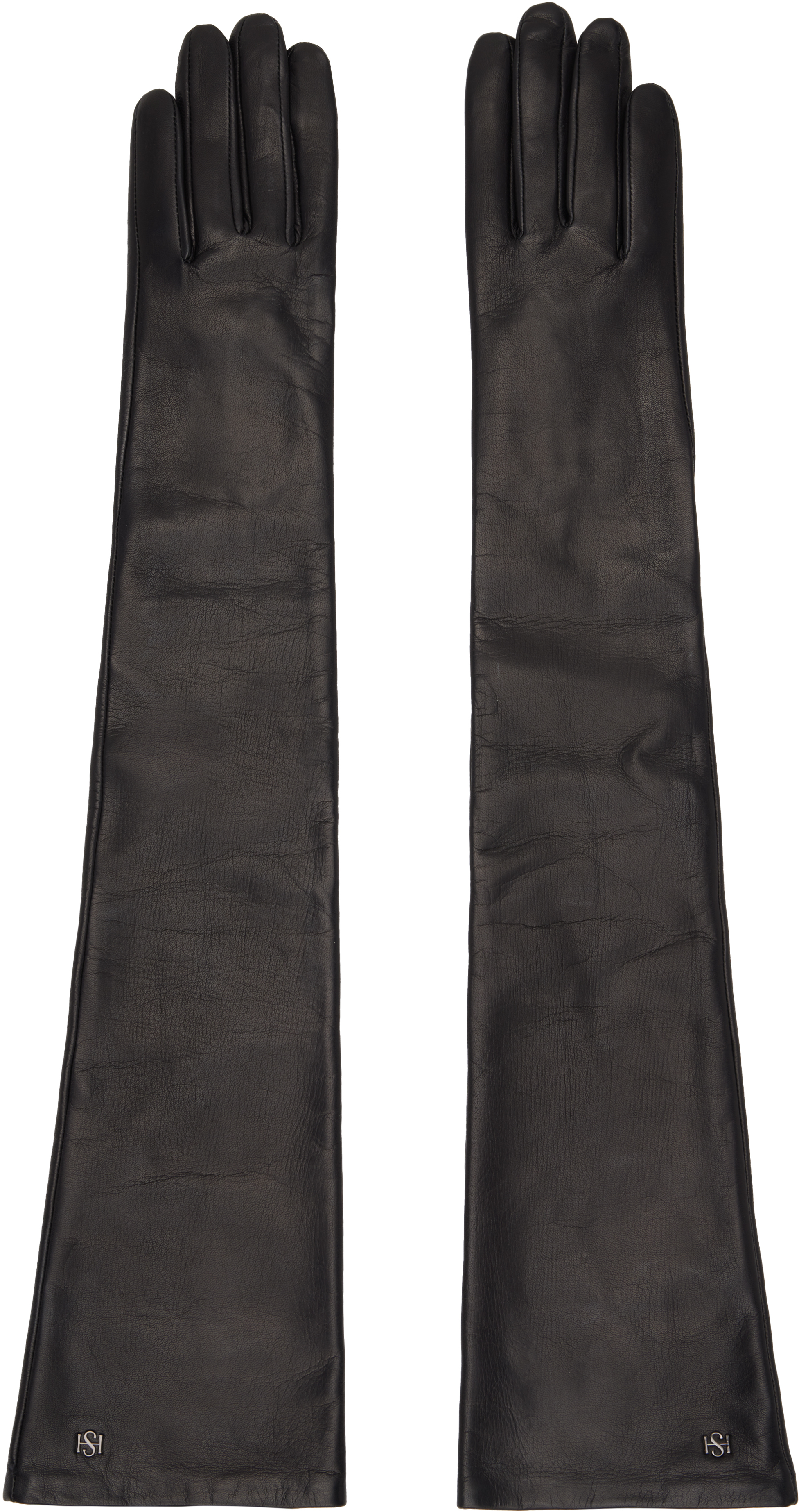 Handsome Stockholm Black Essentials Extra Long Gloves