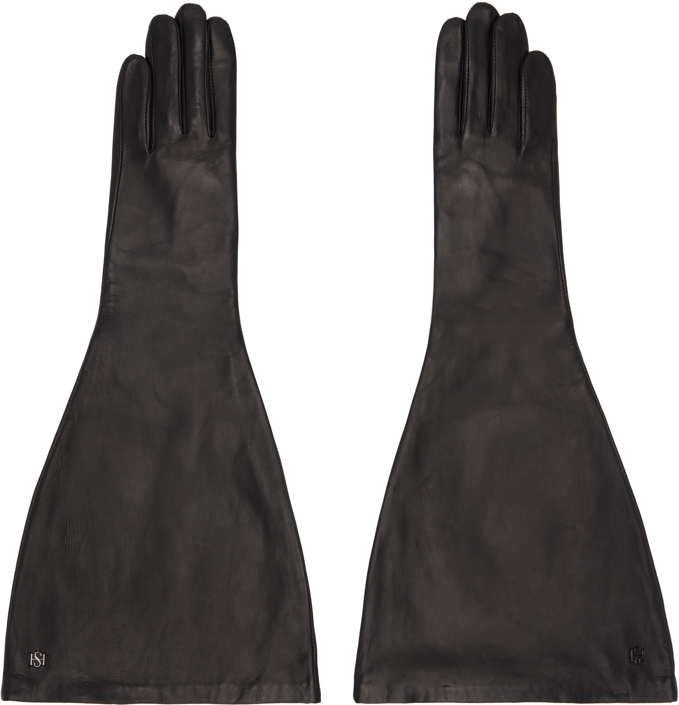 Handsome Stockholm Black Essentials Wide Gloves