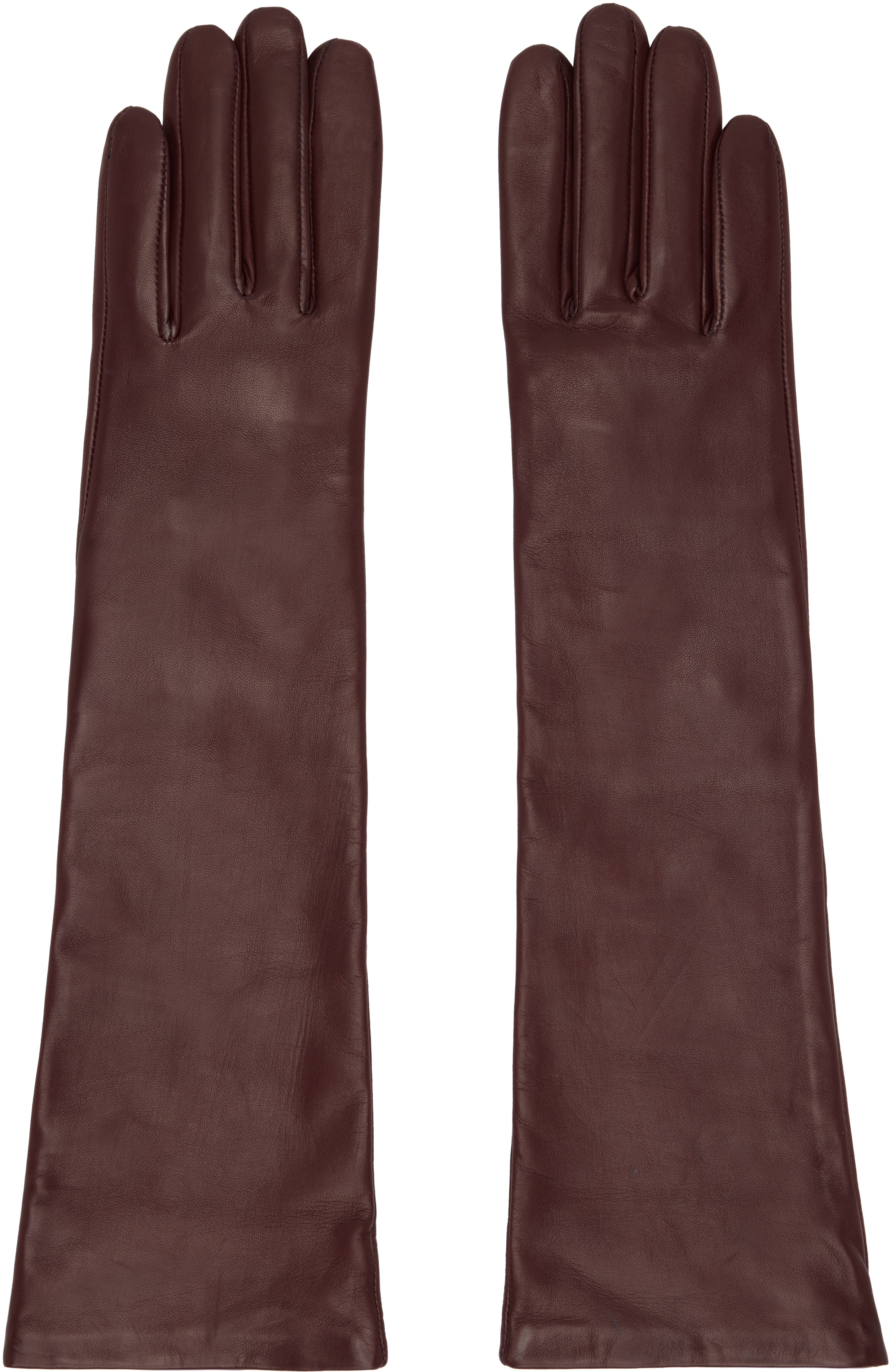 Handsome Stockholm Burgundy Essentials Long Gloves