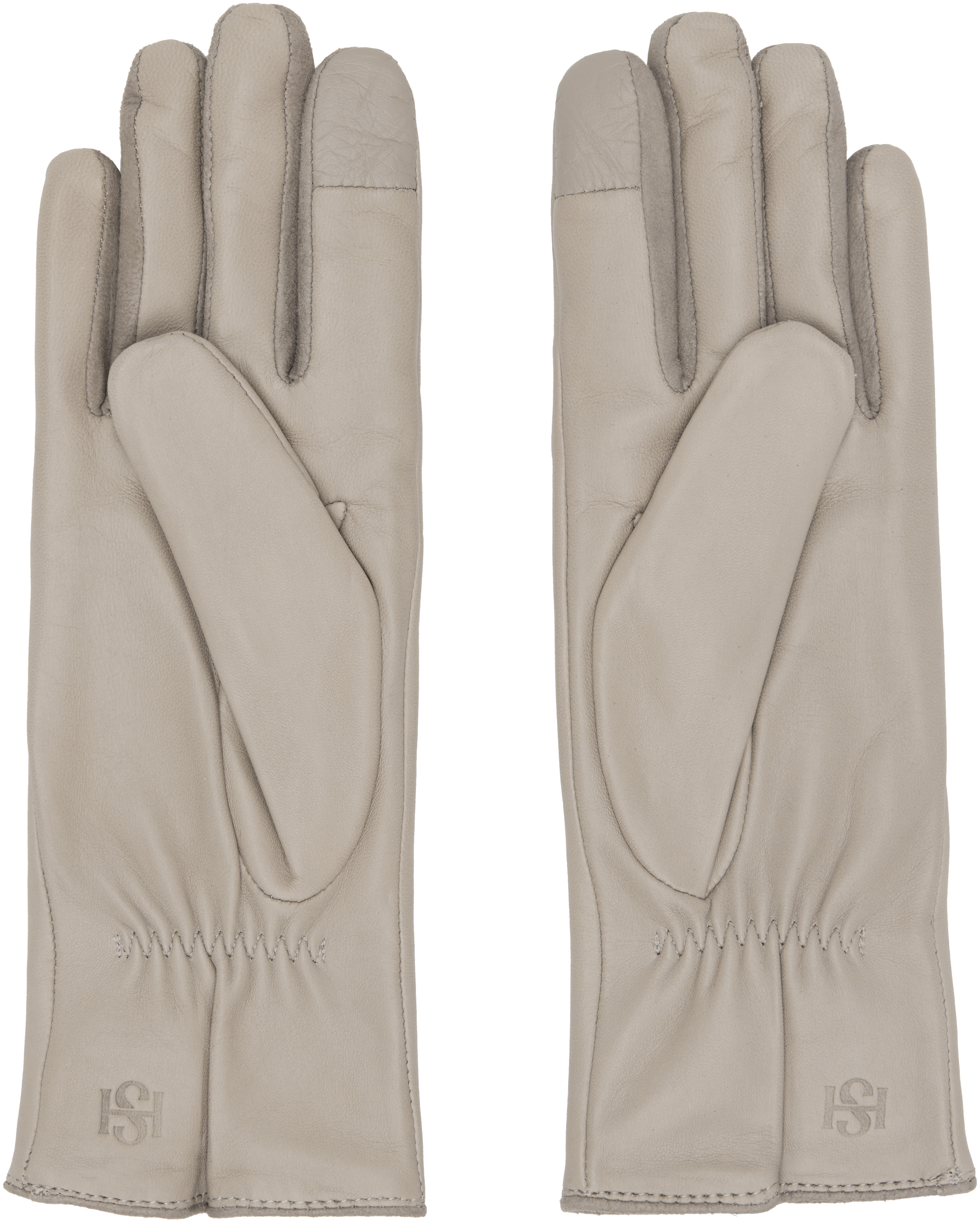 Handsome Stockholm Gray Essentials Gloves In Neutral