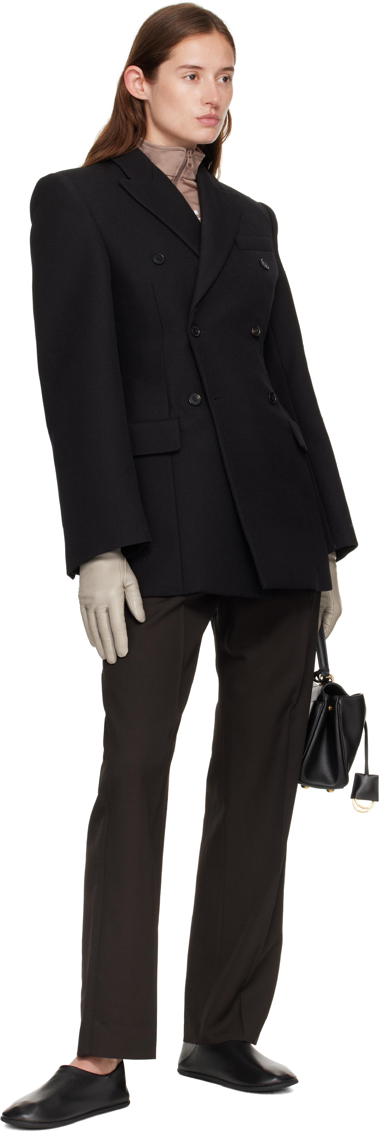 Handsome Stockholm Gray Essentials Gloves In Neutral
