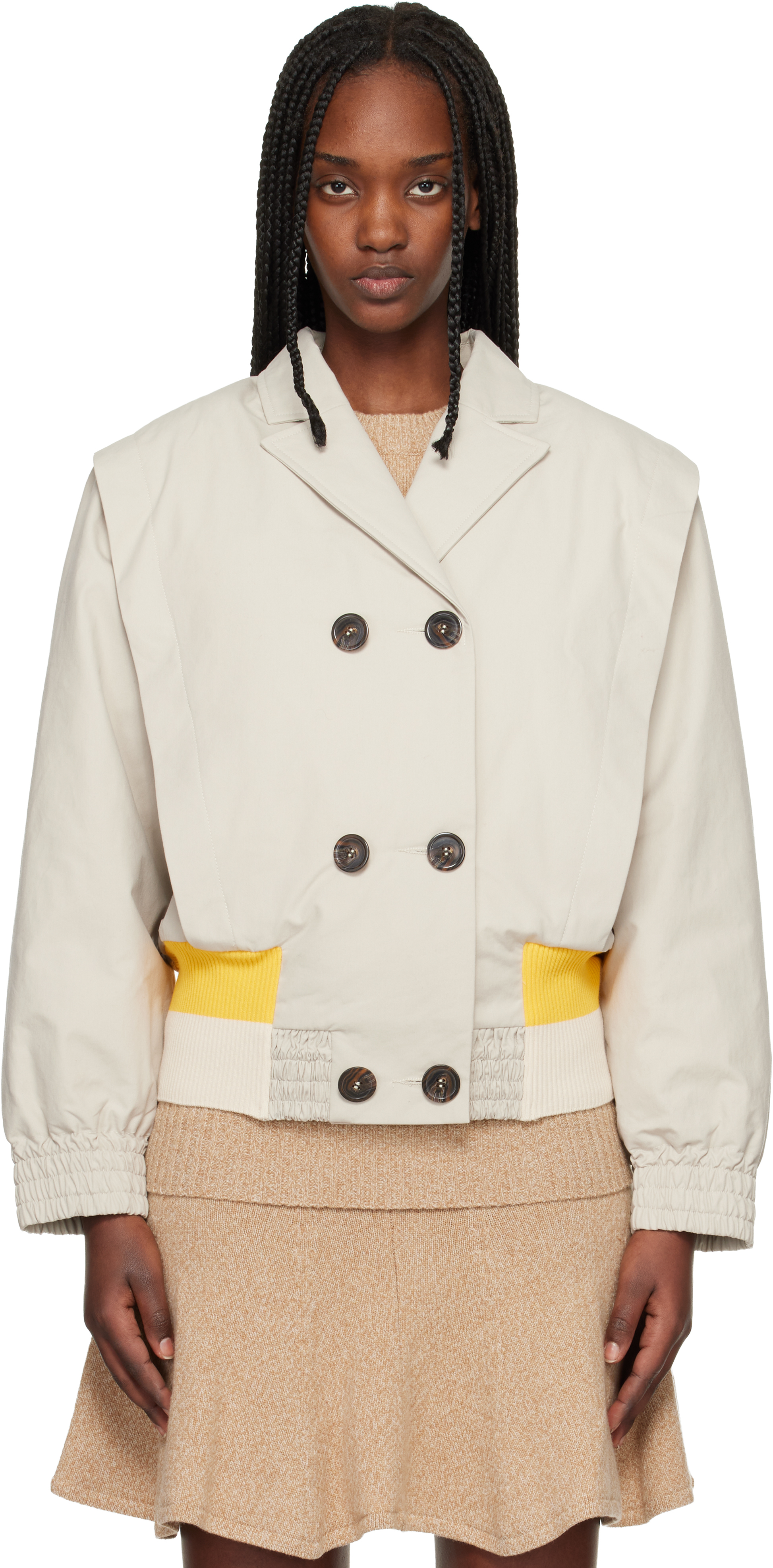 Stefan Cooke Beige Joni Jacket
