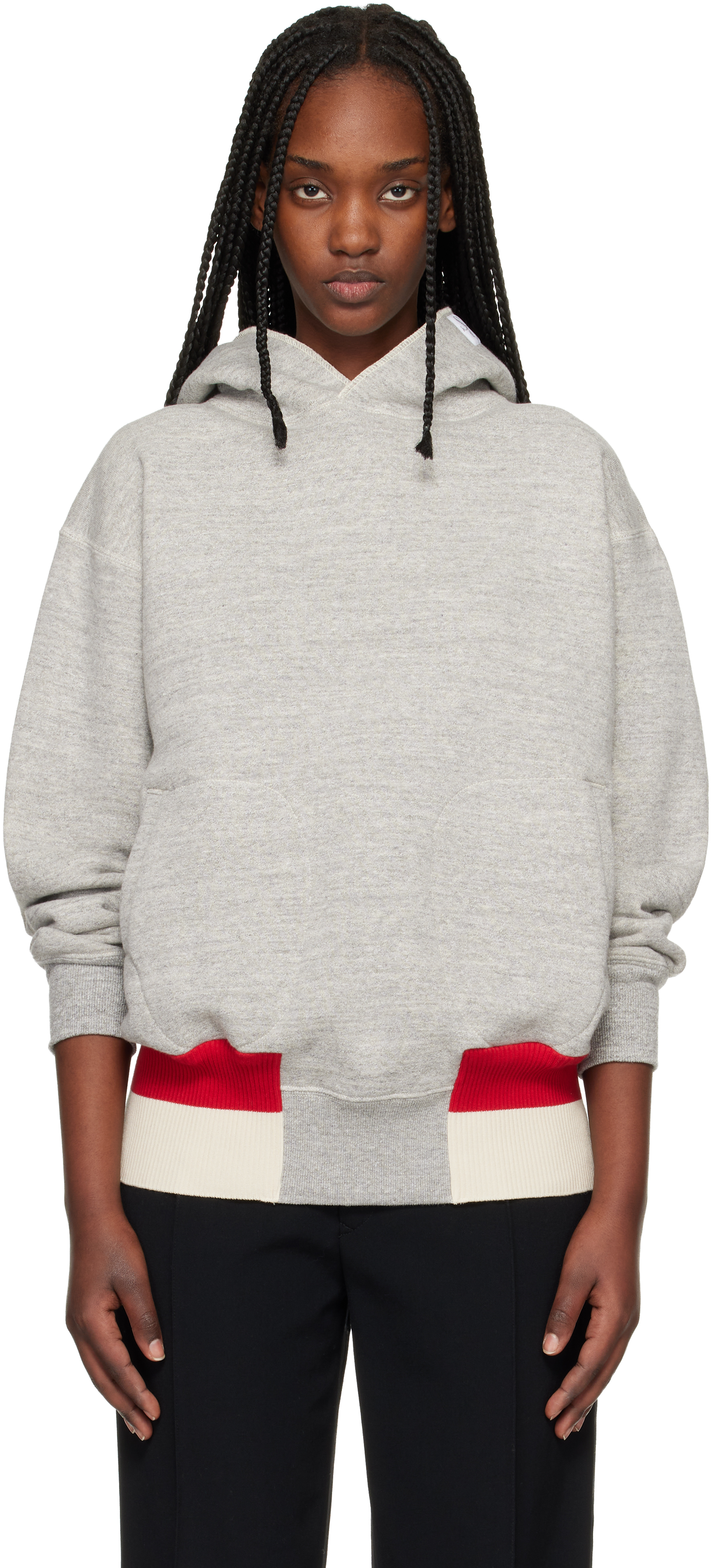 トップス STEFAN COOKE 22SS SIZE S Stefan Cooke Gray Slashed Sweater Stefan Cooke