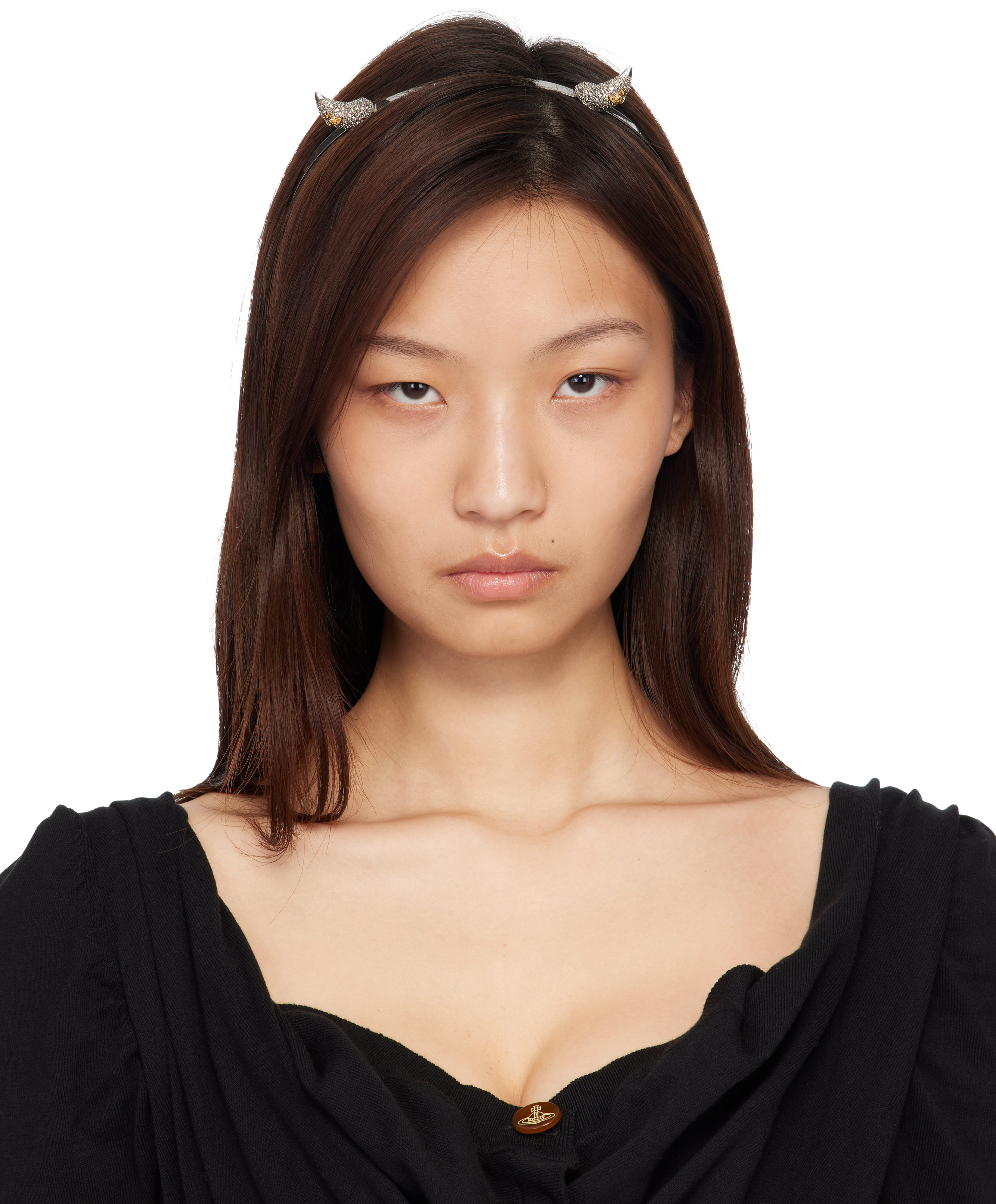 Vivienne Westwood: シルバー Vivienne's Horn Alice カチューシャ