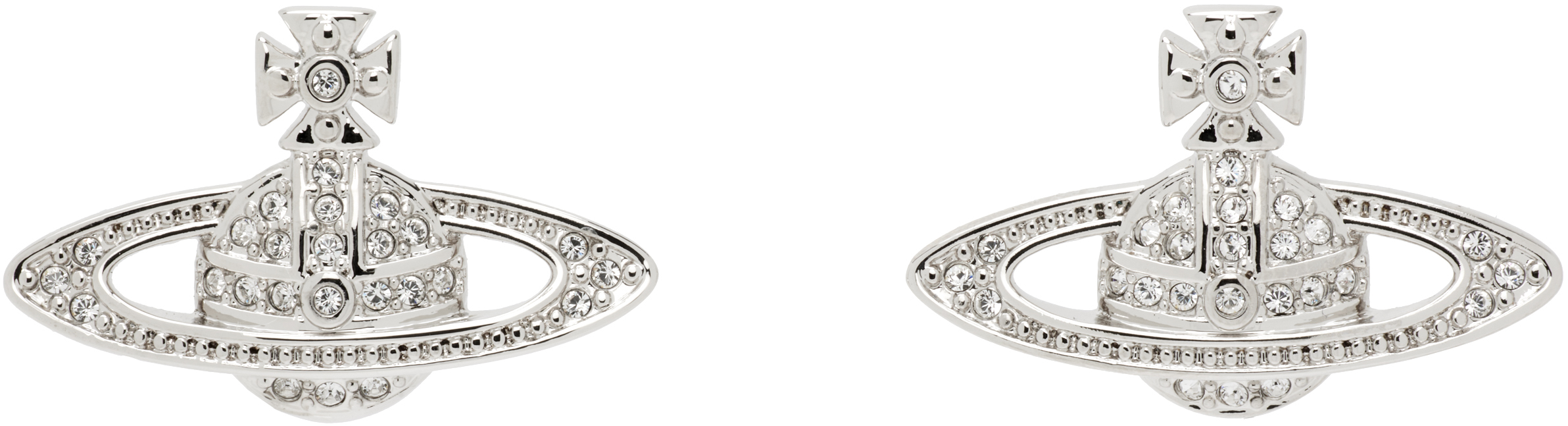 Vivienne Westwood: Mini Bas Relief Earrings | SSENSE