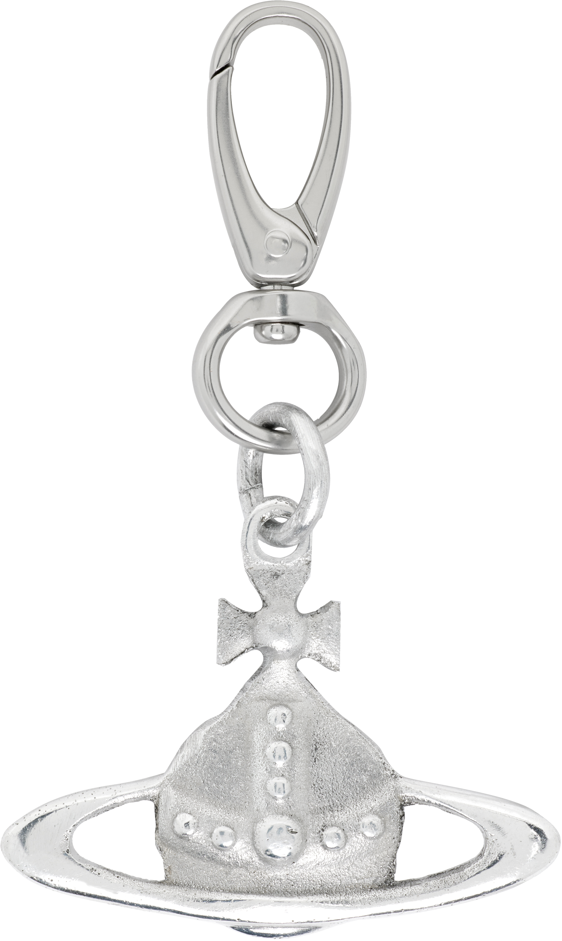 Vivienne Westwood: Silver Orb Keychain | SSENSE