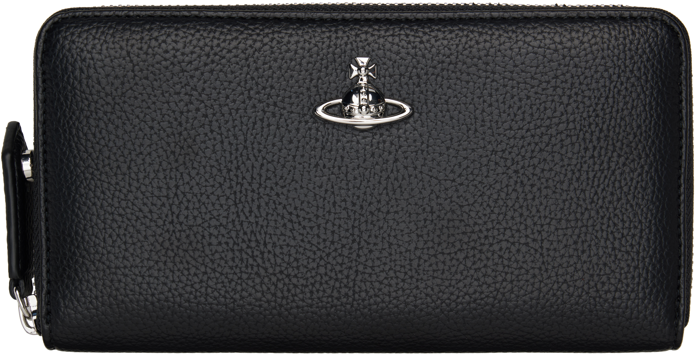 Vivienne Westwood 財布 黒 Vivian Westwood Vivienne Westwood bifold wallet embossed crocodile lea