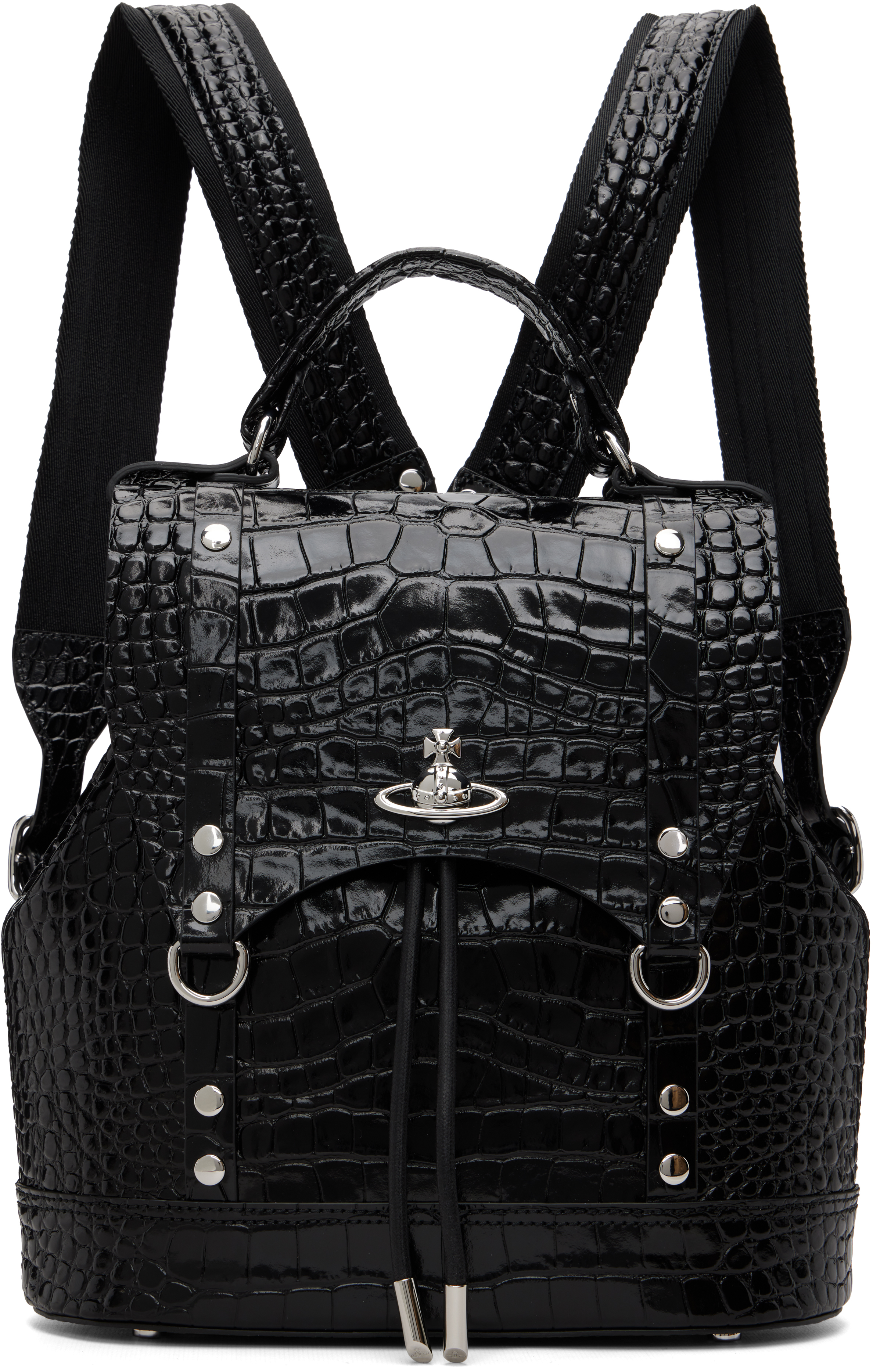 Vivienne Westwood: Black Max Small Backpack | SSENSE