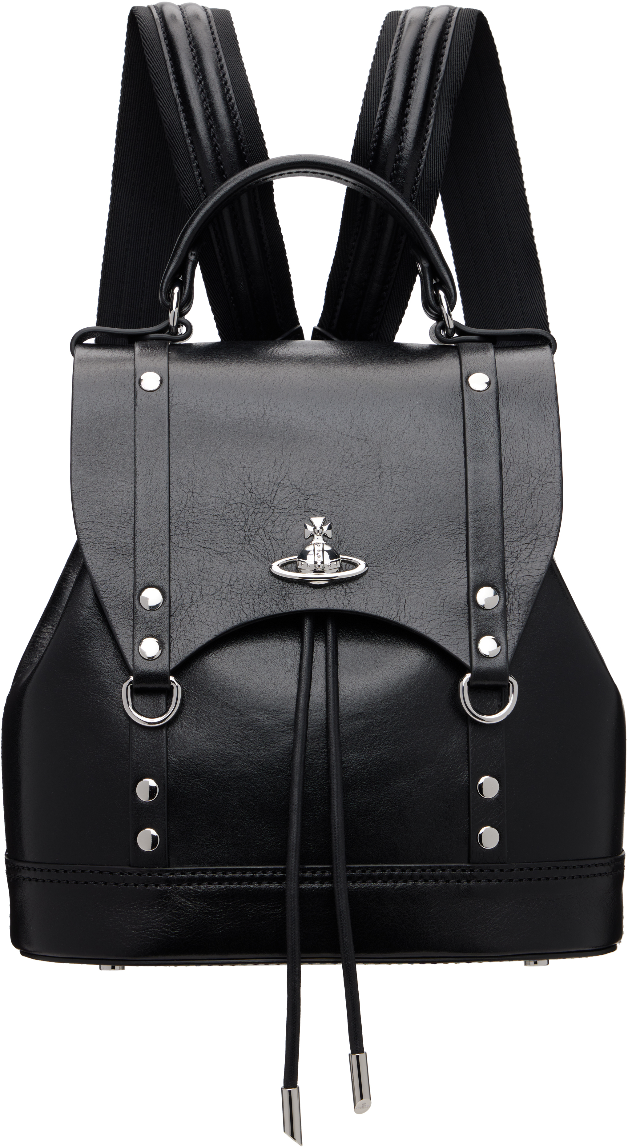 Vivienne Westwood: Black Max Small Backpack | SSENSE Canada