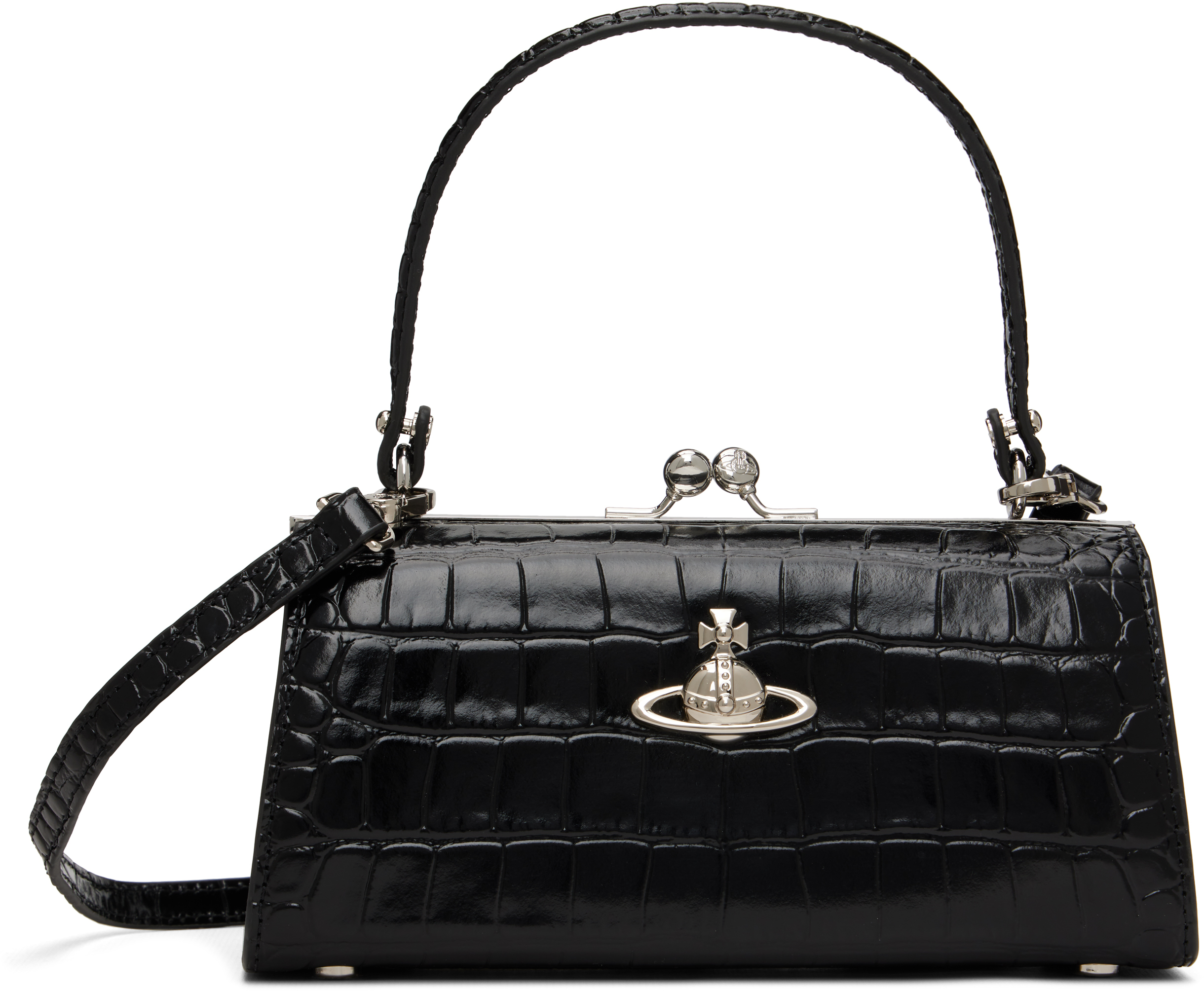 Vivienne Westwood Black Doll XL Frame Bag