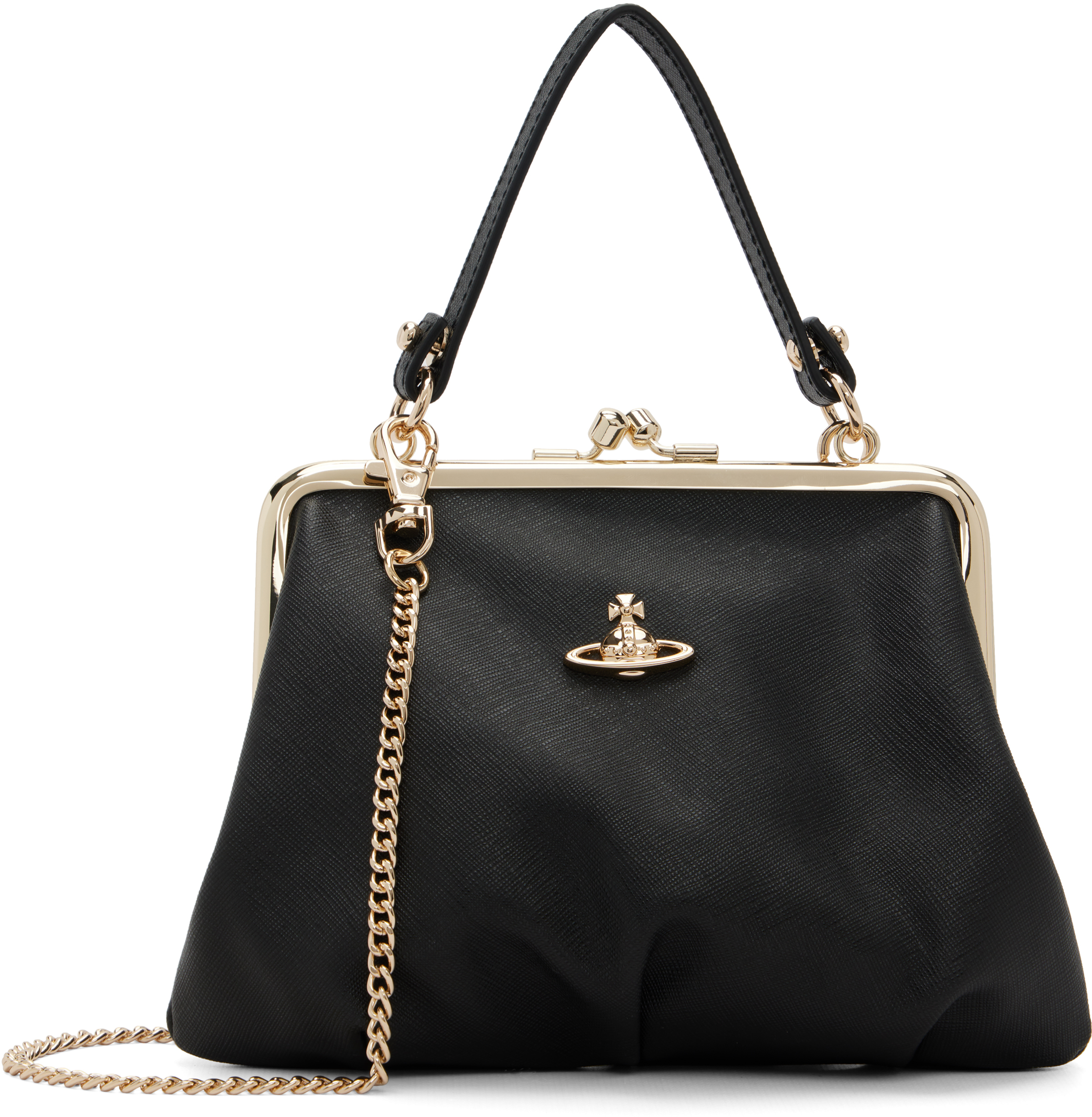 Vivienne Westwood: Black Granny Frame Bag | SSENSE