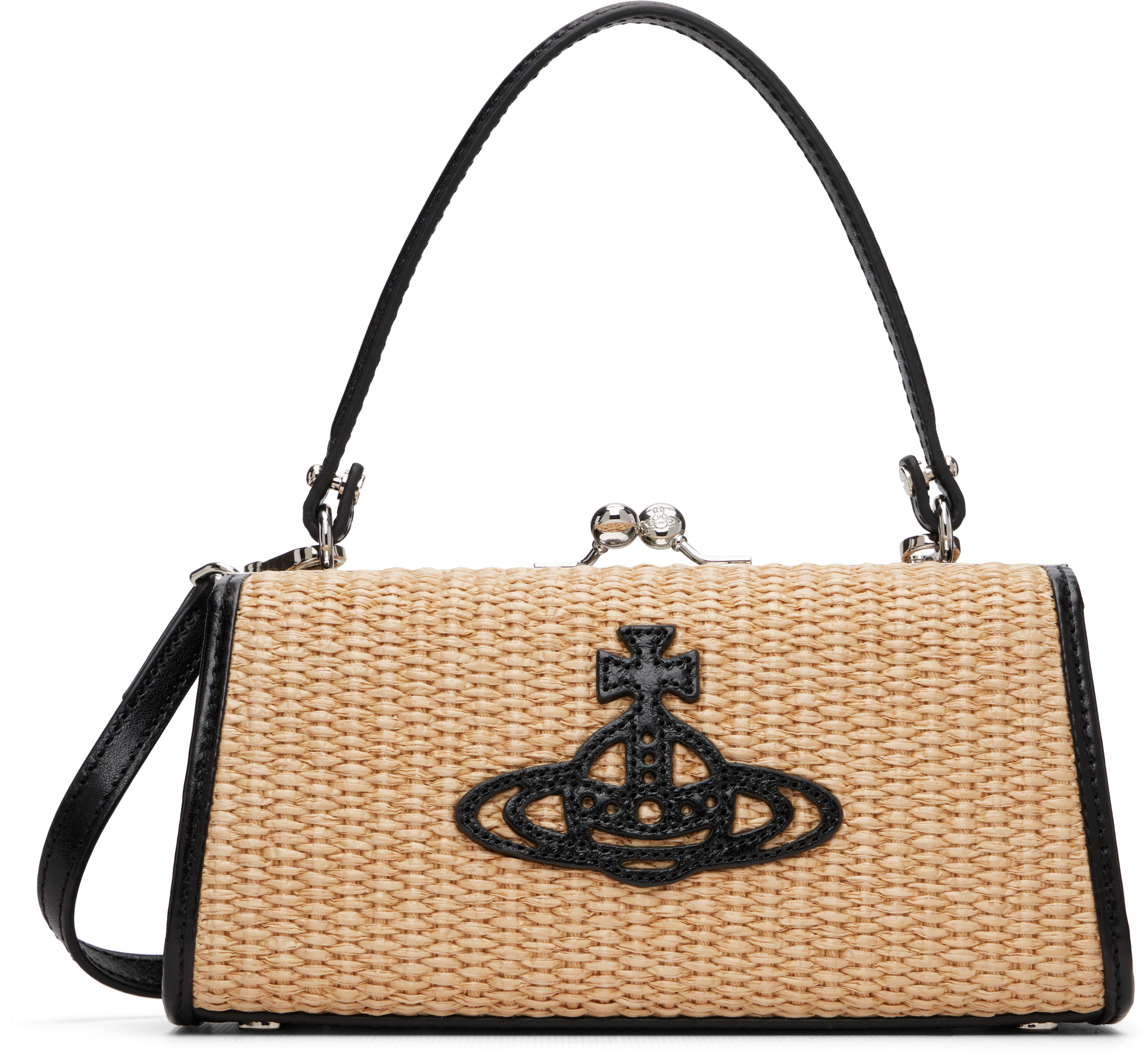 Vivienne Westwood: Beige Doll XL Bag | SSENSE Vivienne Westwood: Beige Doll XL Bag | SSENSE