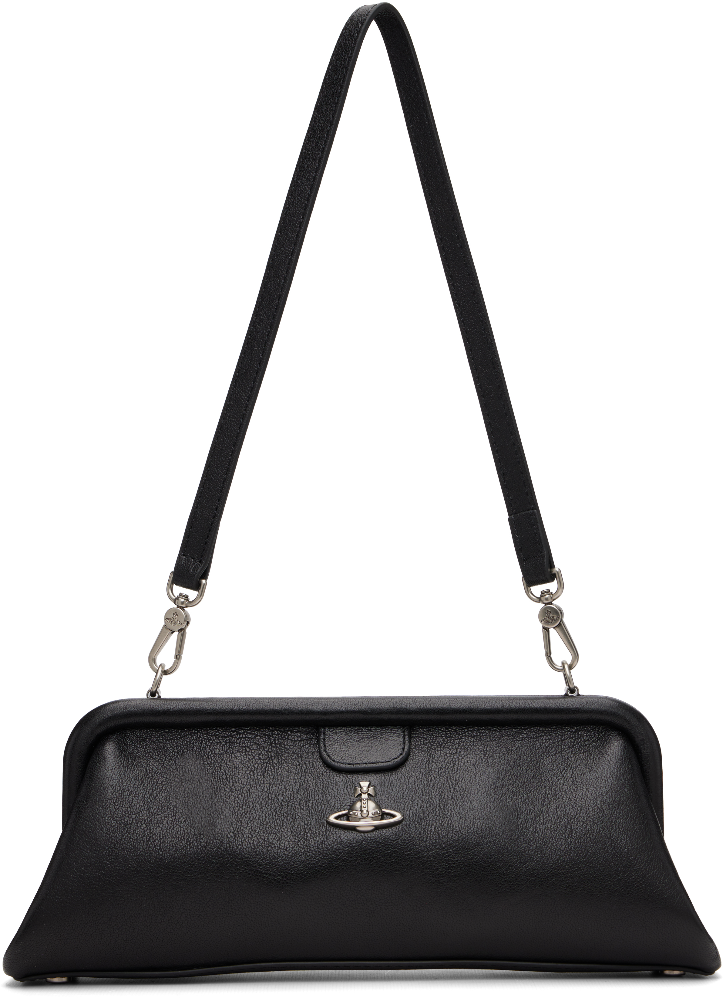 Vivienne Westwood: Black Jane Frame Bag | SSENSE