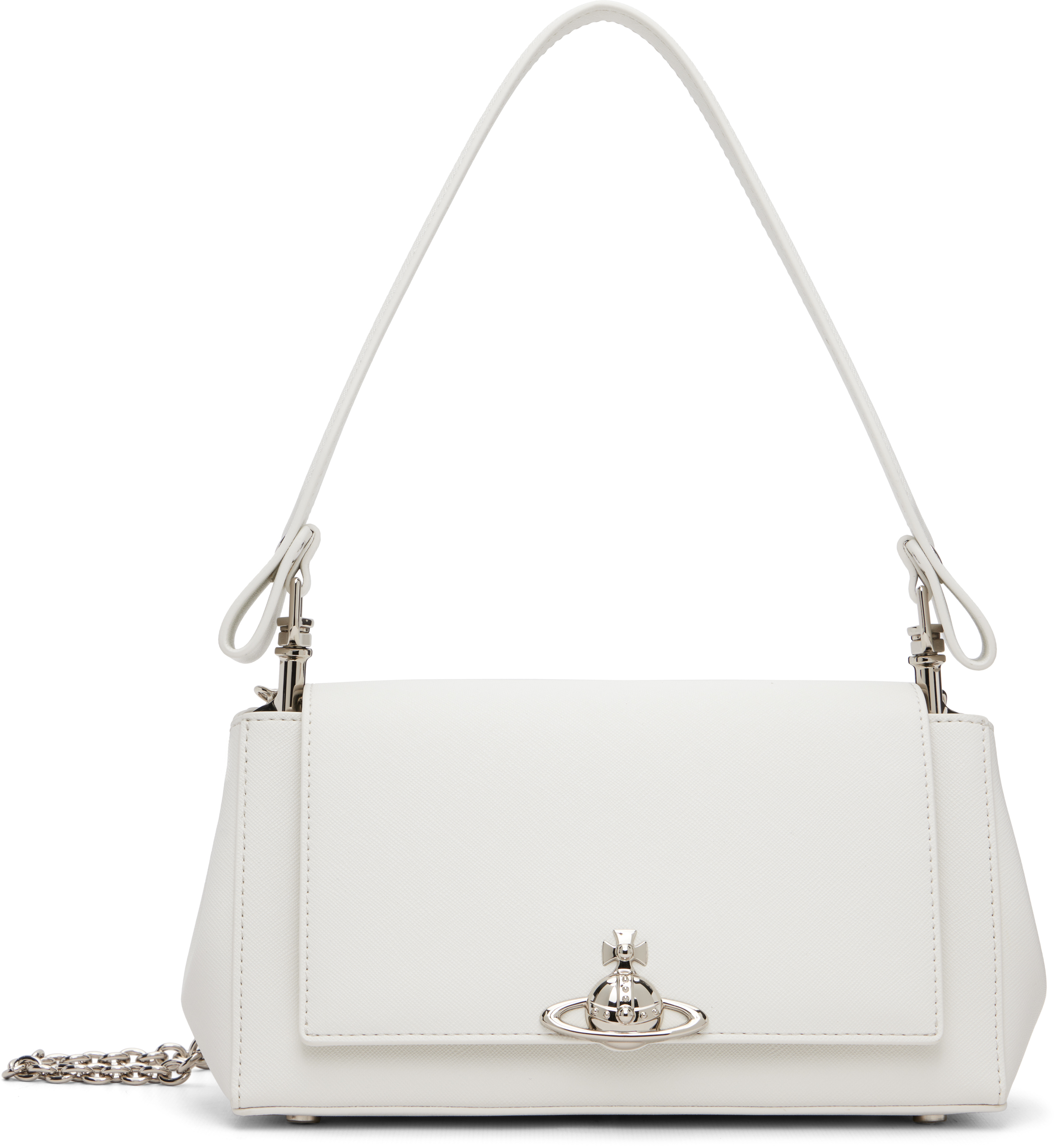 White Hazel Medium Bag by Vivienne Westwood on Sale