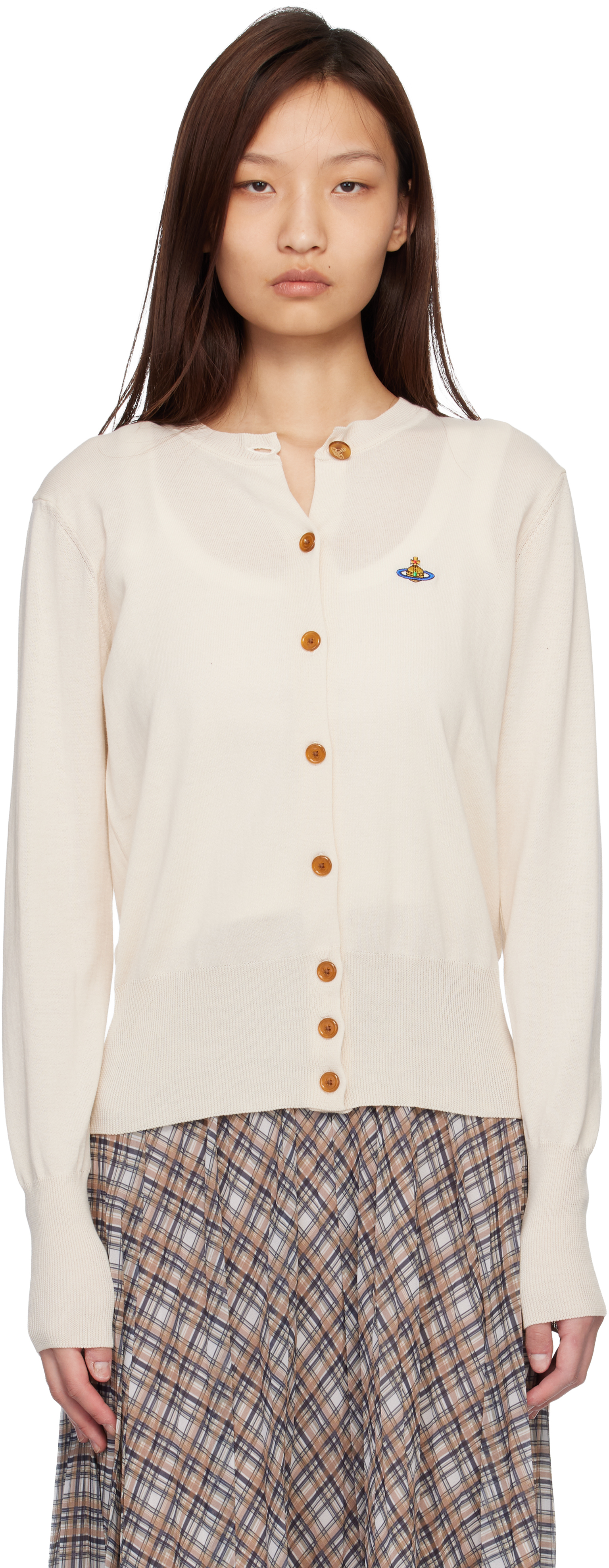 Vivienne Westwood Off-White Bea Cardigan