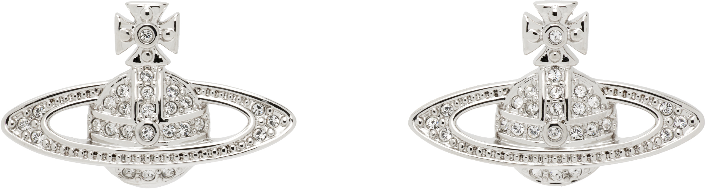 Vivienne Westwood: Mini Bas Relief Earrings | SSENSE