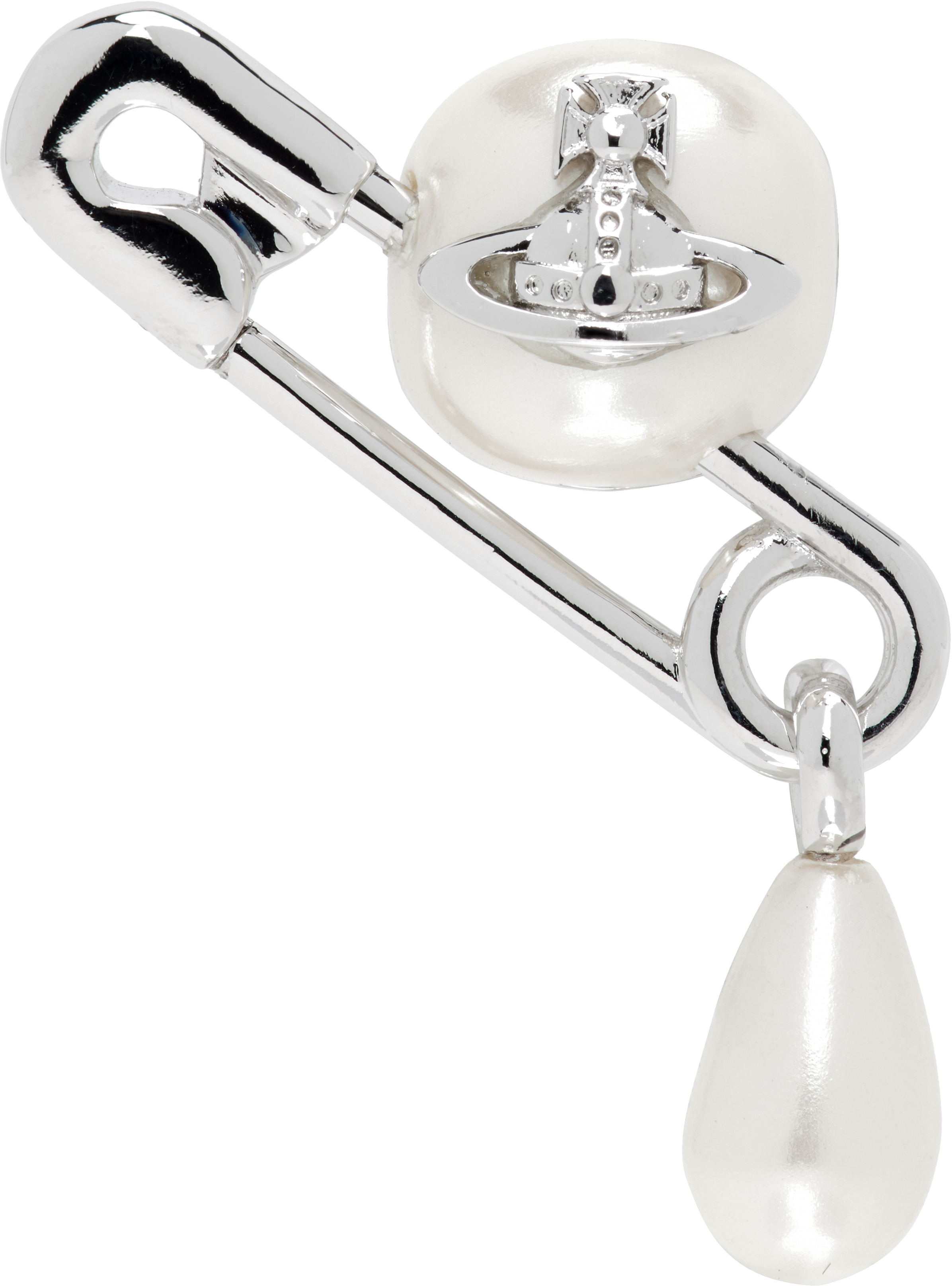 Vivienne Westwood: Man Claude Single Stud Earring | SSENSE