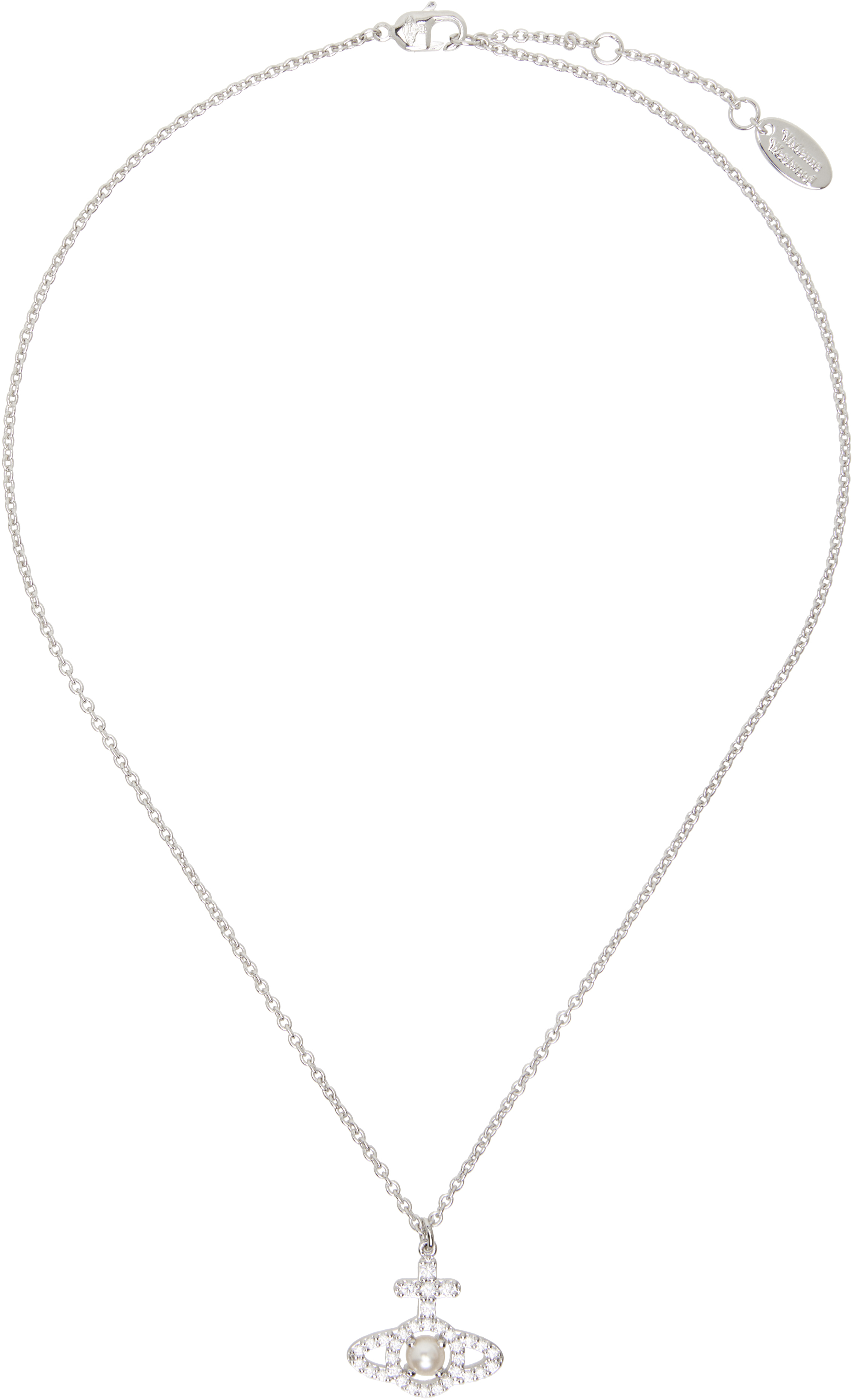 Vivienne Westwood: Olympia Pearl Pendant Necklace | SSENSE