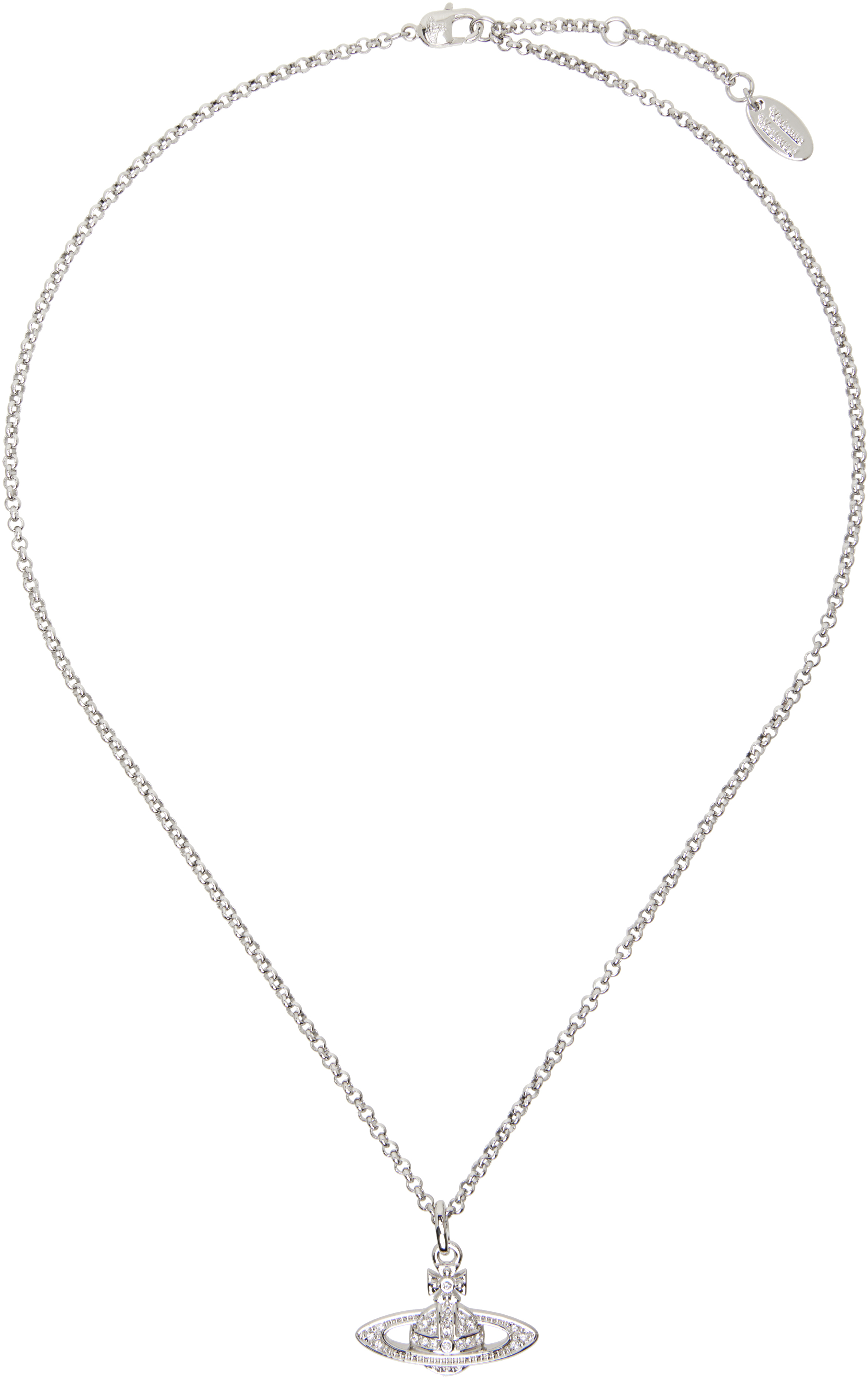 Vivienne Westwood: Mini Bas Relief Pendant Necklace | SSENSE