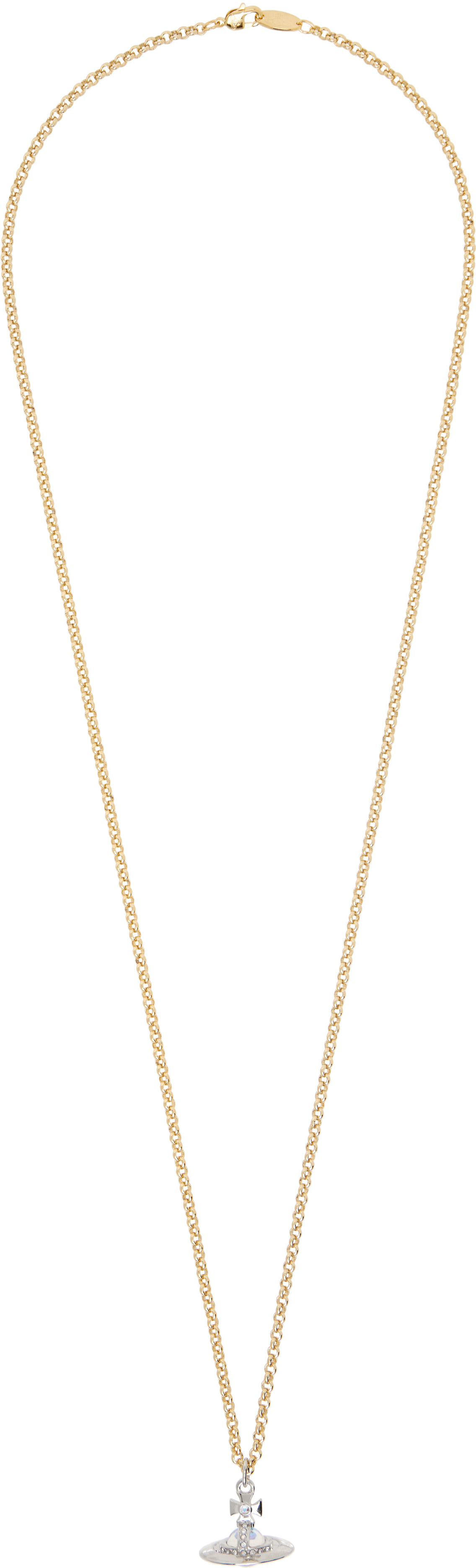 Vivienne Westwood: New Tiny Orb Pendant Necklace | SSENSE