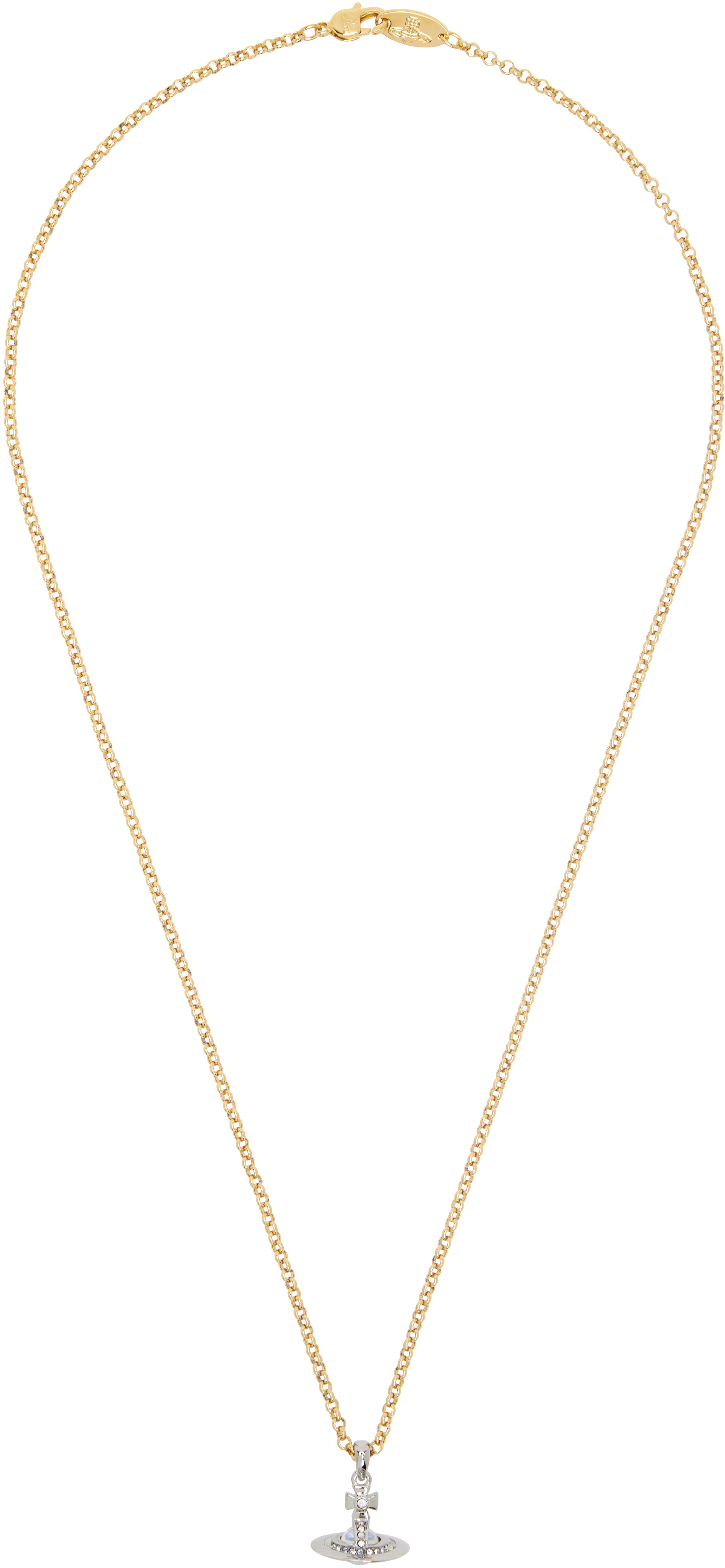 Vivienne Westwood: New Petite Orb Pendant Necklace | SSENSE