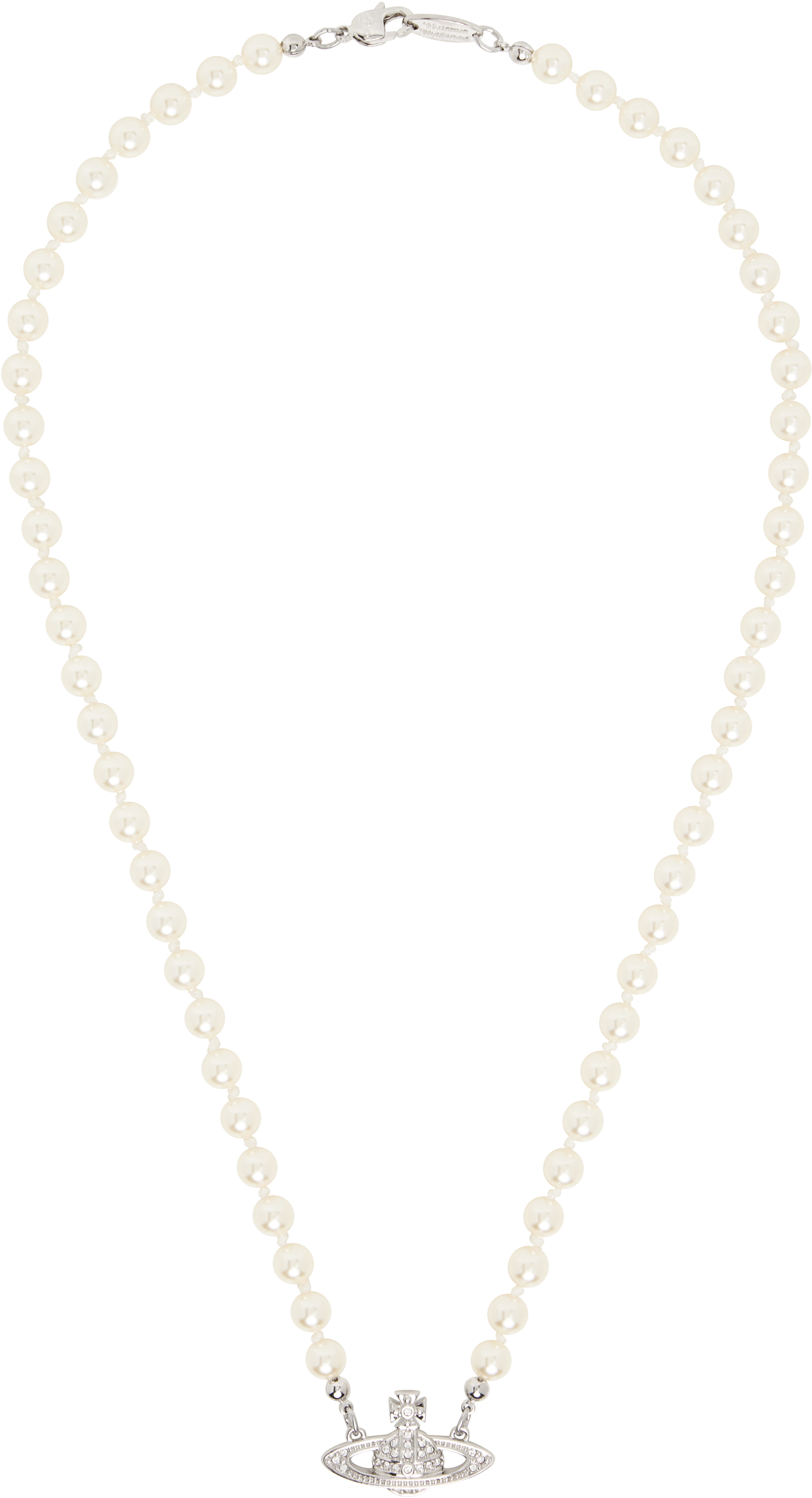 Vivienne Westwood: Mini Bas Relief フェイクパール ネックレス