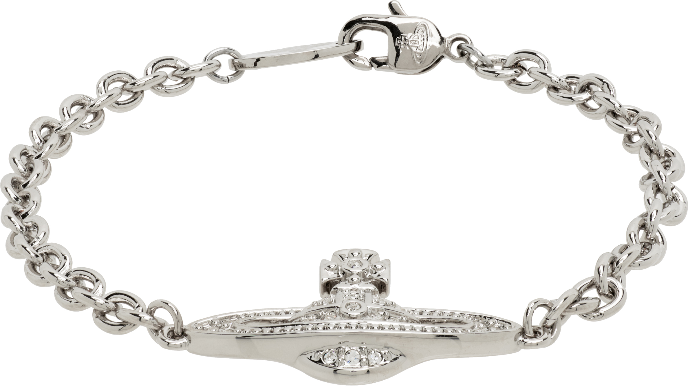 Vivienne Westwood: Mini Bas Relief Chain Bracelet | SSENSE