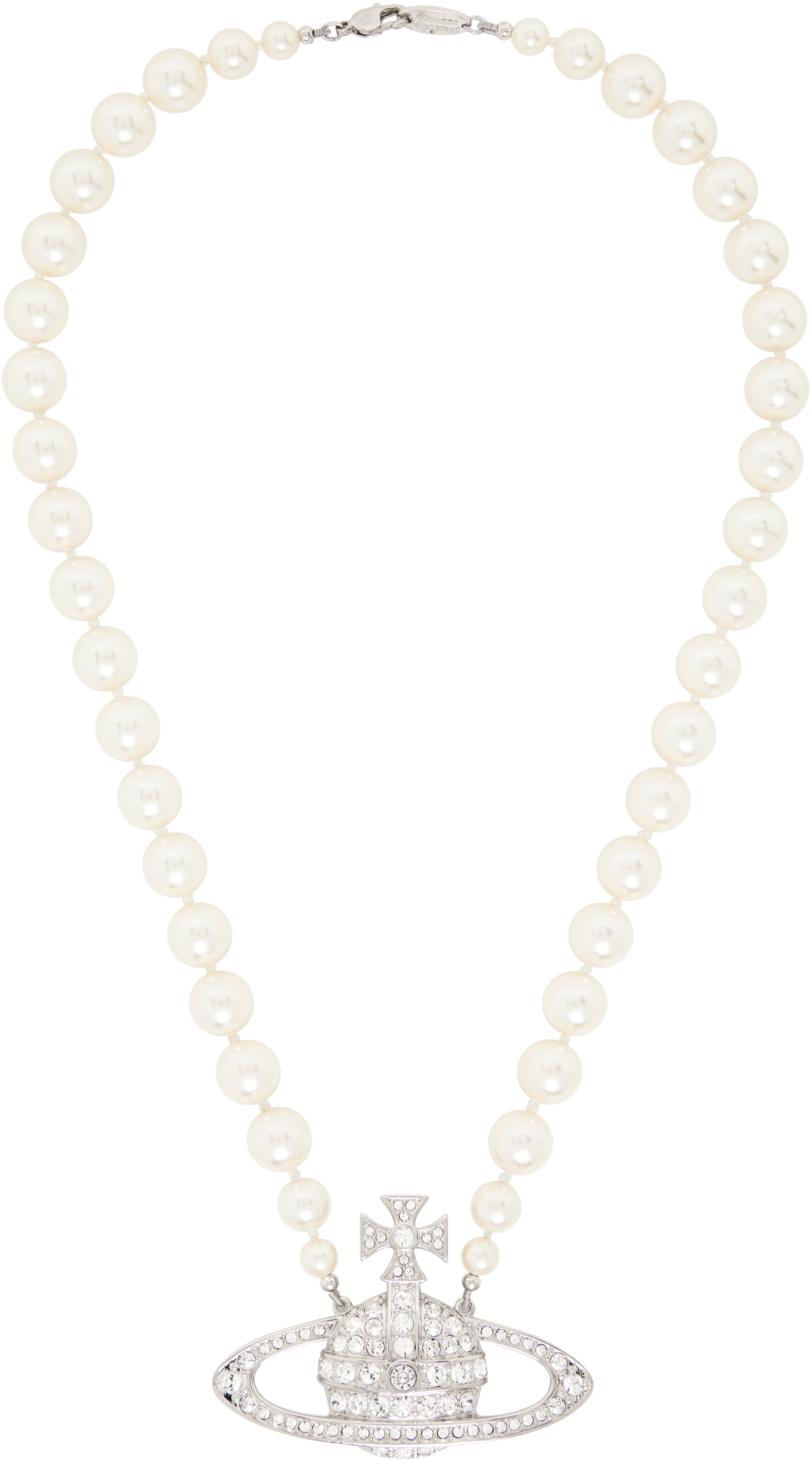 Vivienne Westwood Man Bas Relief Faux-Pearl Necklace
