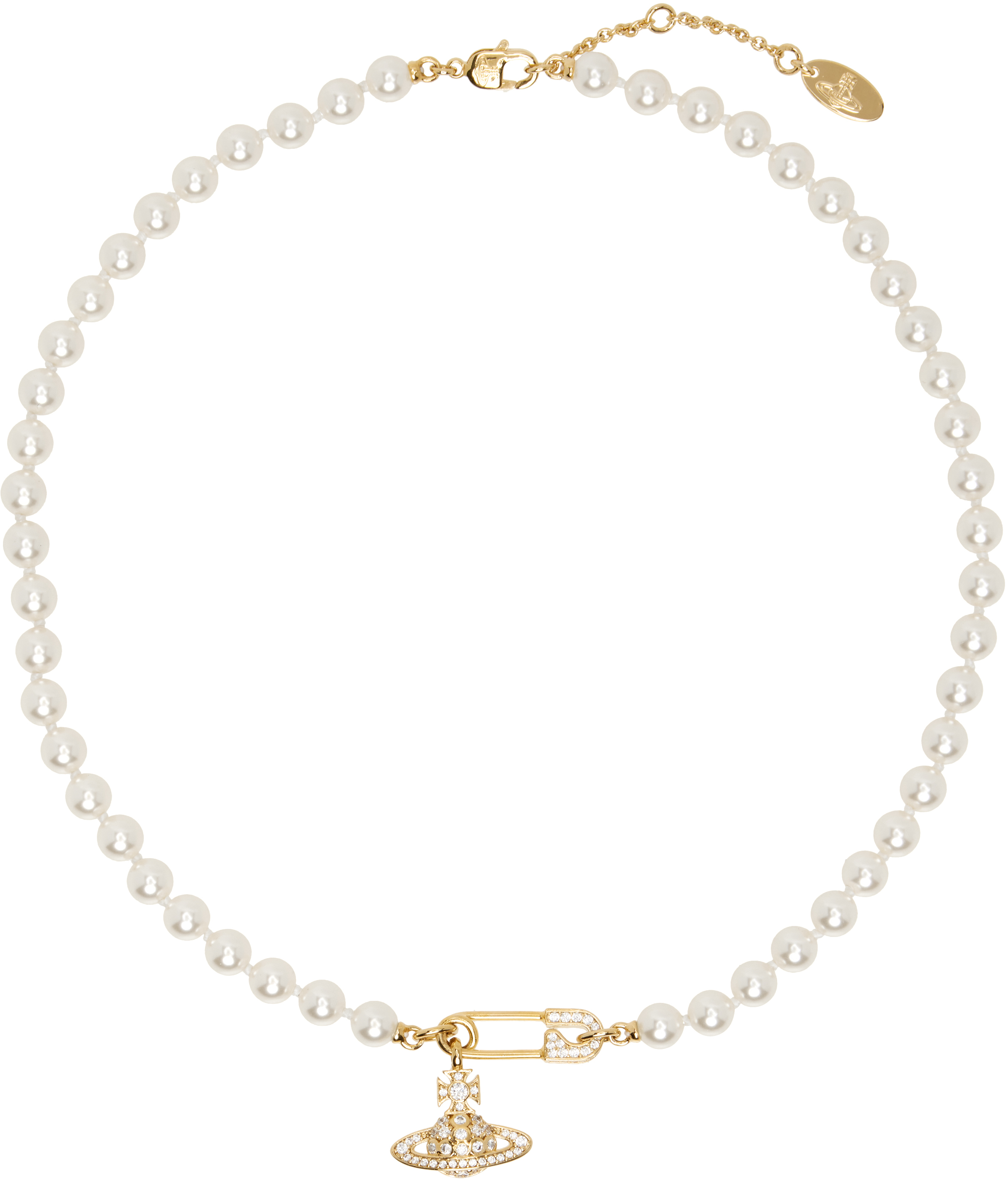 Vivienne Westwood: Lucrece Pearl Necklace | SSENSE