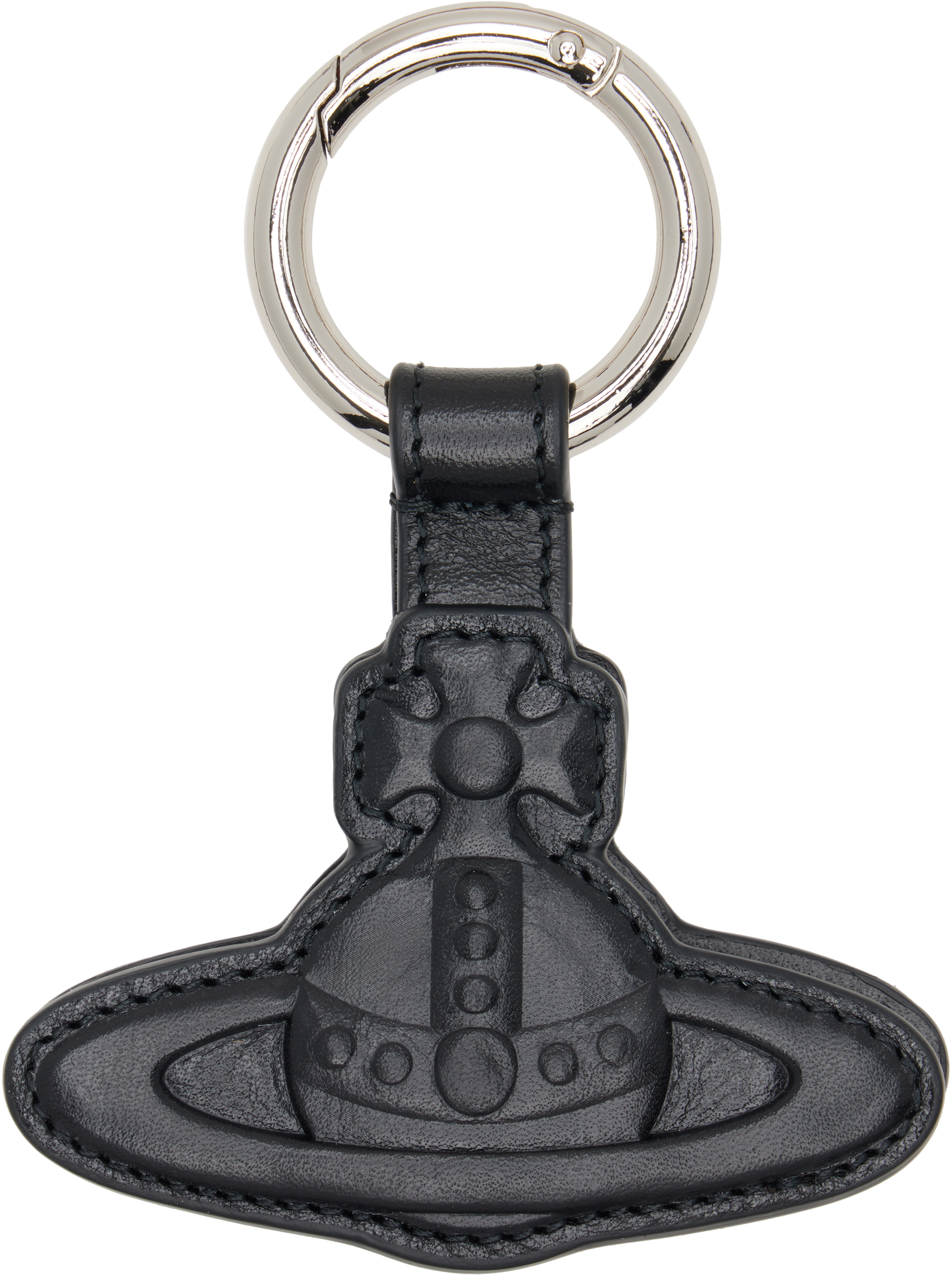 Vivienne Westwood: Black Orb Magnet Keychain | SSENSE