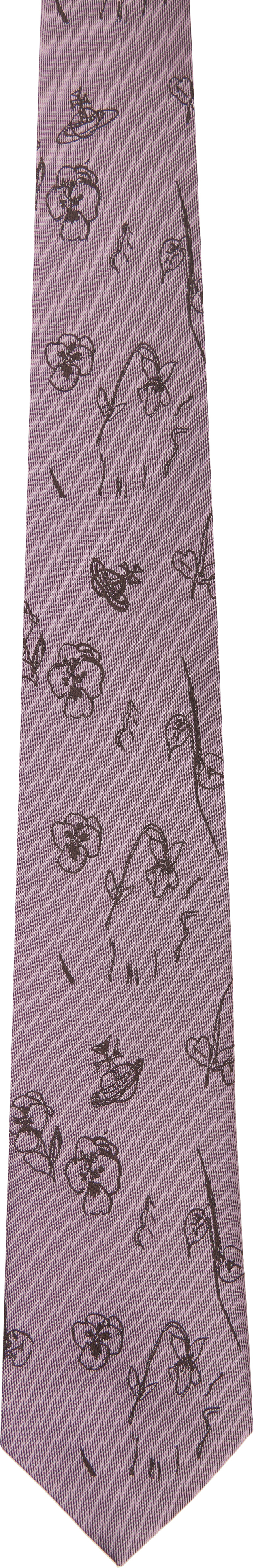 Vivienne Westwoodのピンク 8.5cm 'Flower & Orb' ネクタイがセール中