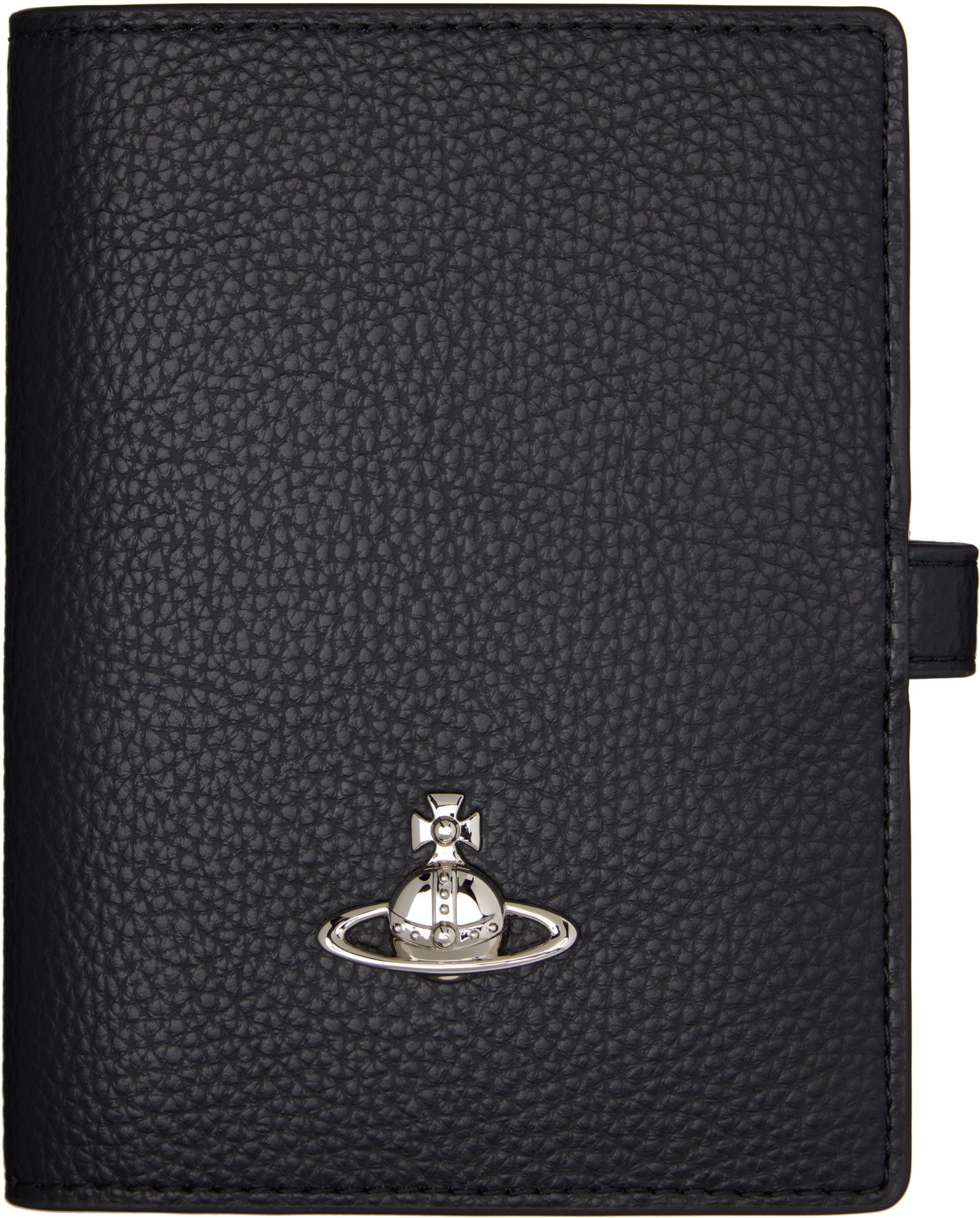 Vivienne Westwood: Black Orb Passport Holder | SSENSE