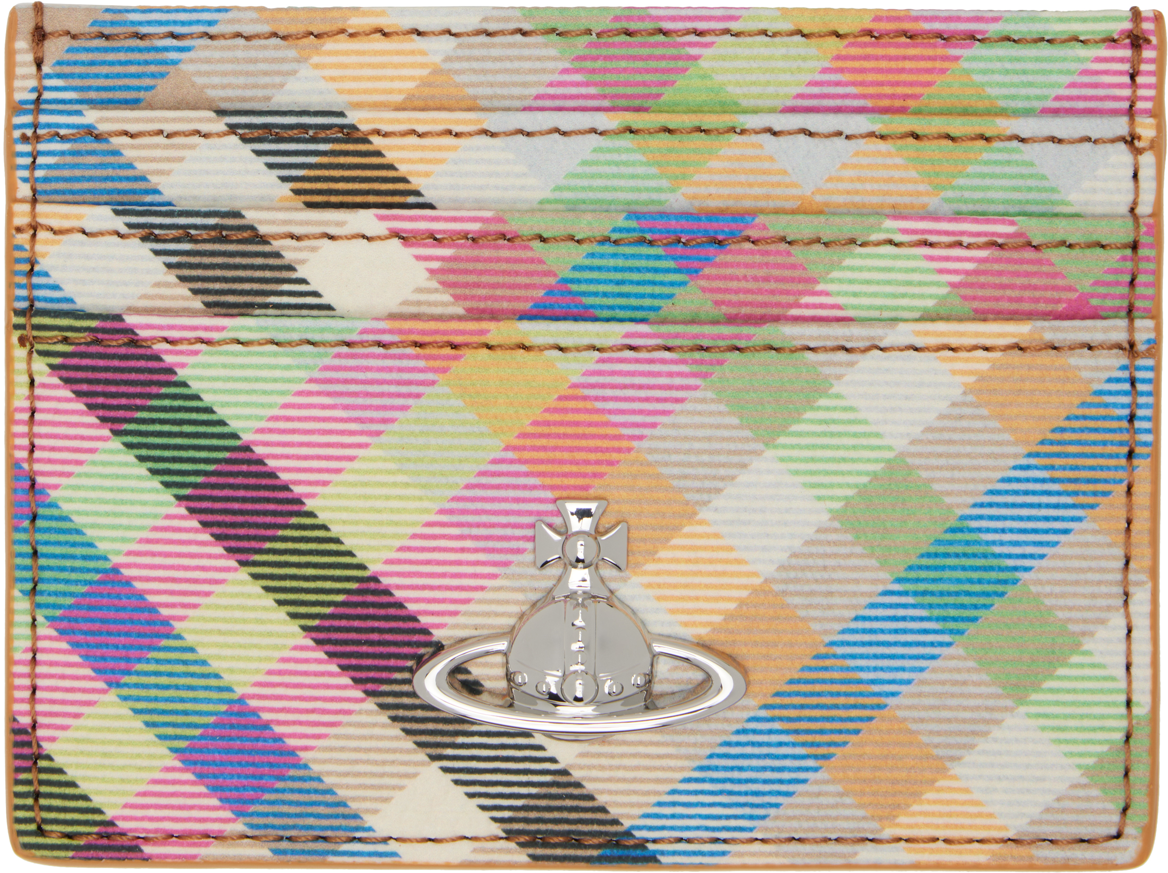 Vivienne Westwood: マルチカラー Flat カードケース | SSENSE 日本