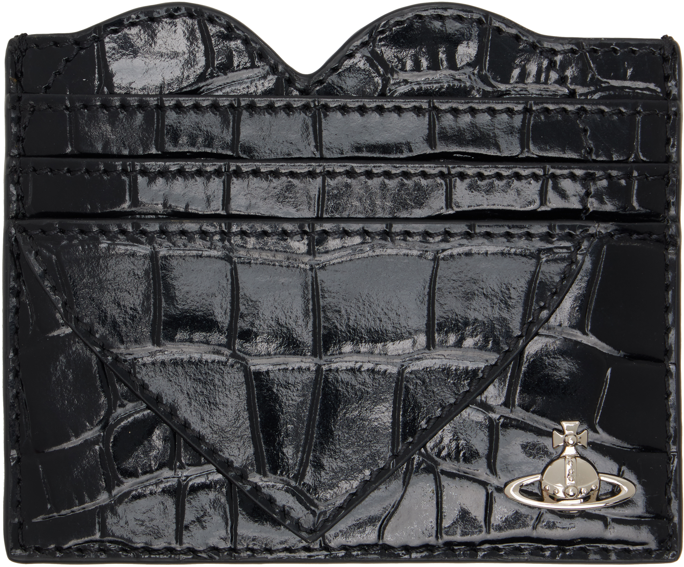 Black Heart Card Holder