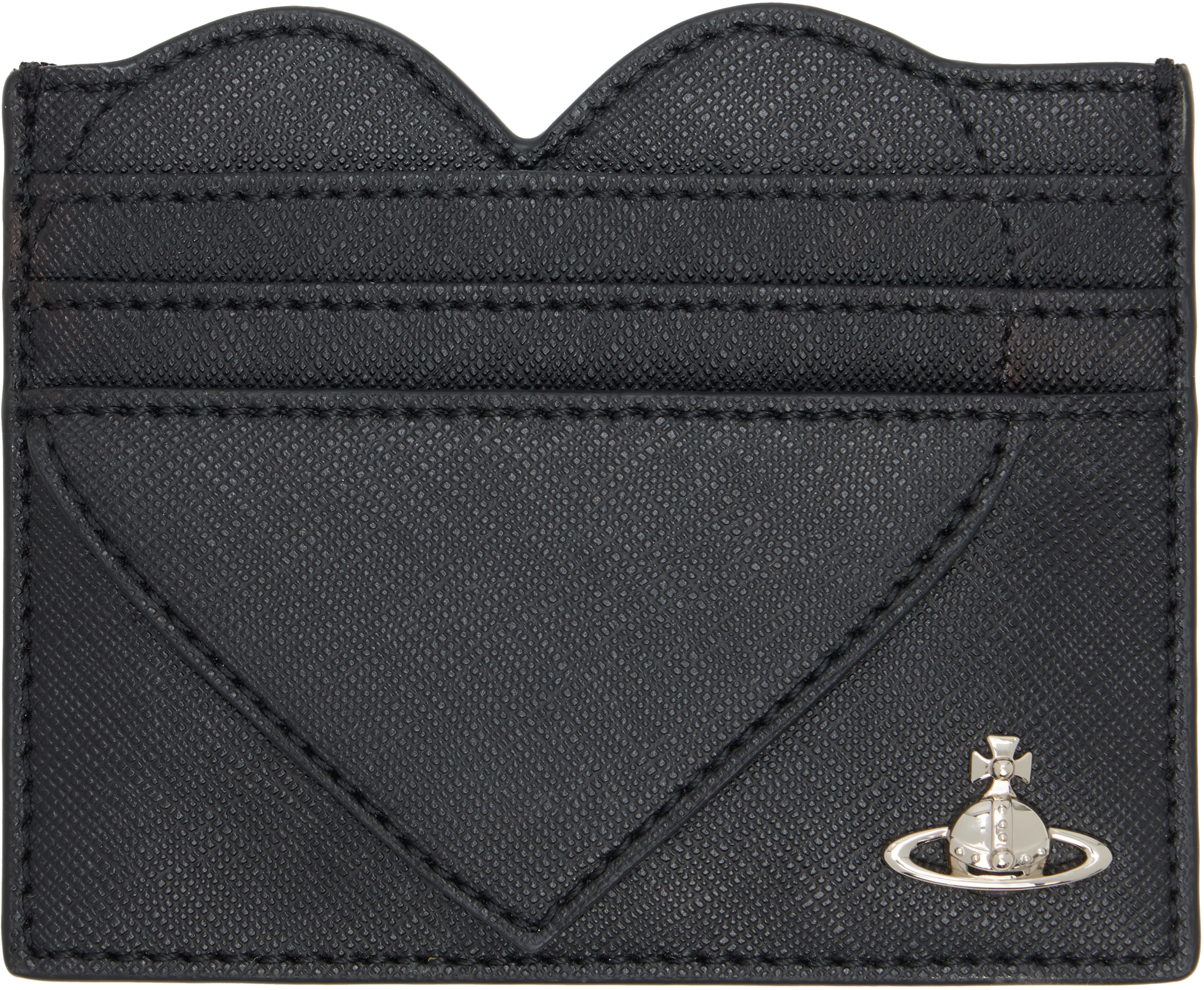 Black Heart Card Holder