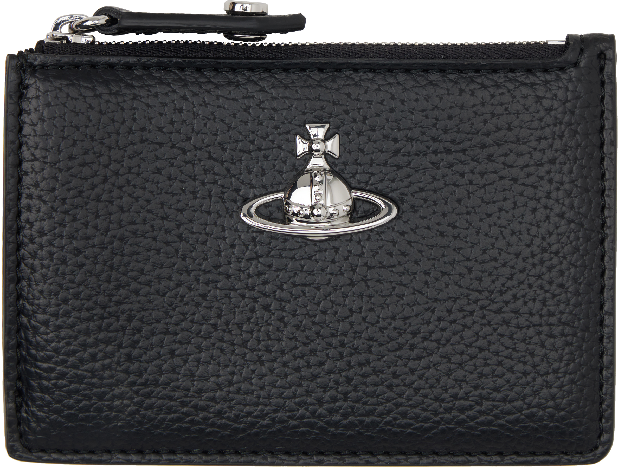 Vivienne Westwood: Black Slim LG Card Holder | SSENSE