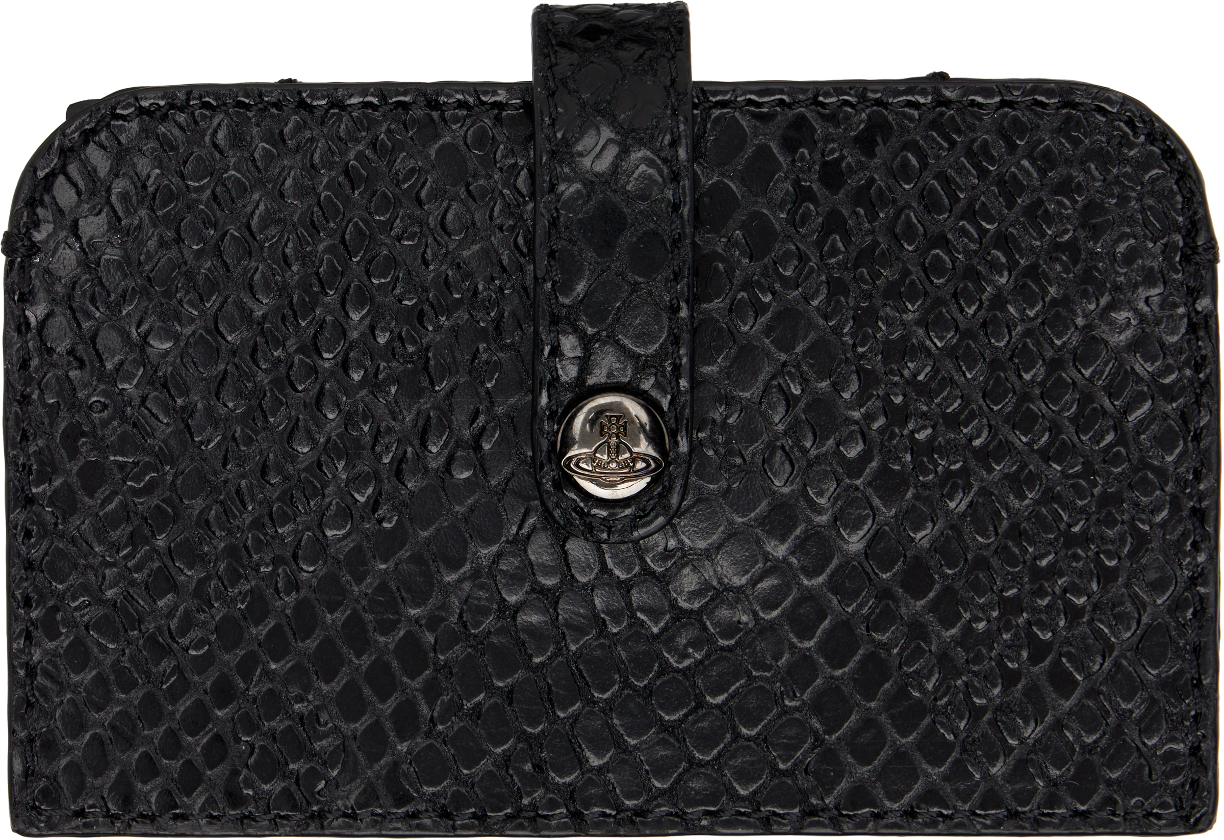 Black Accordion Card Holder by Vivienne Westwood on Sale